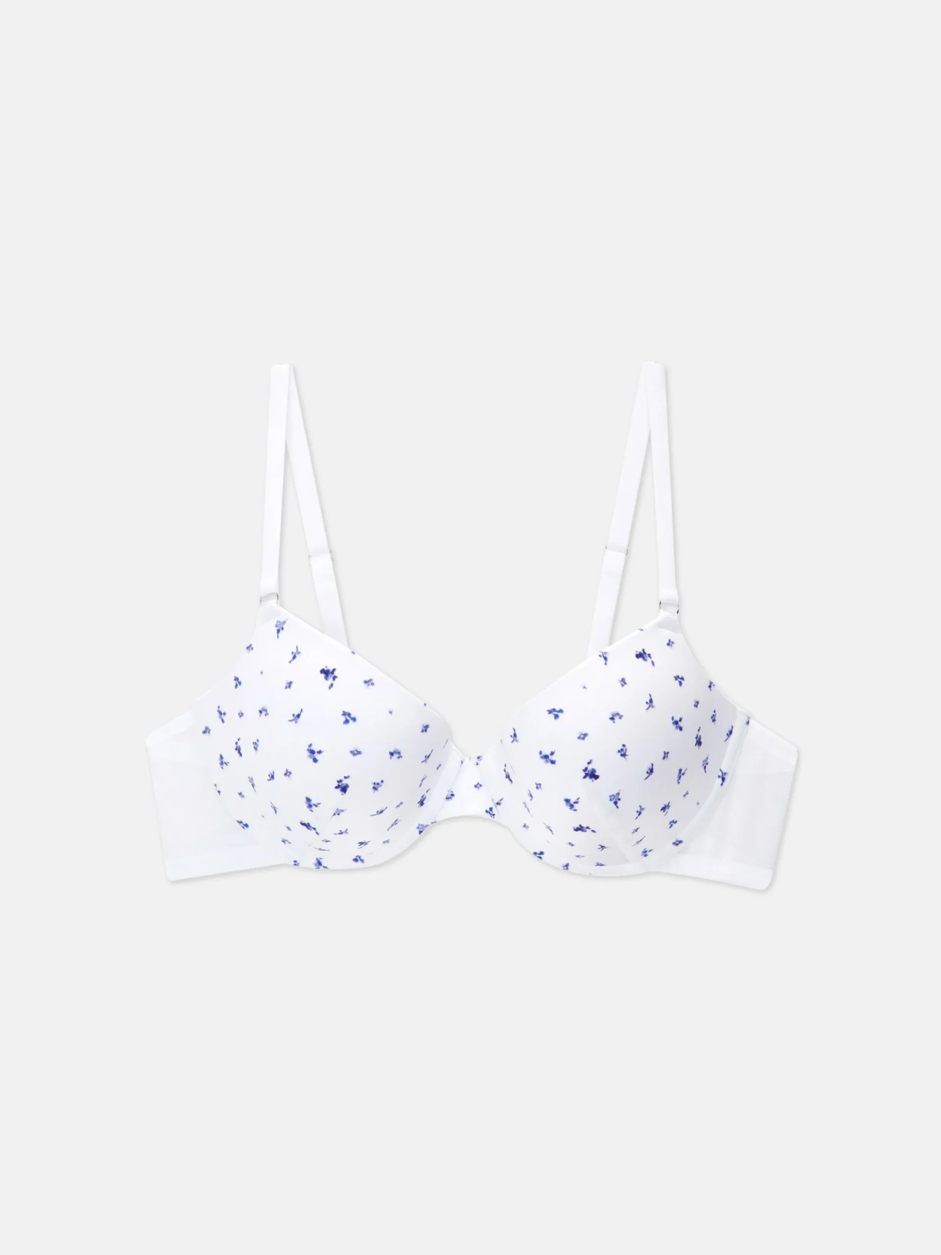 A-D Printed T-Shirt Bra
