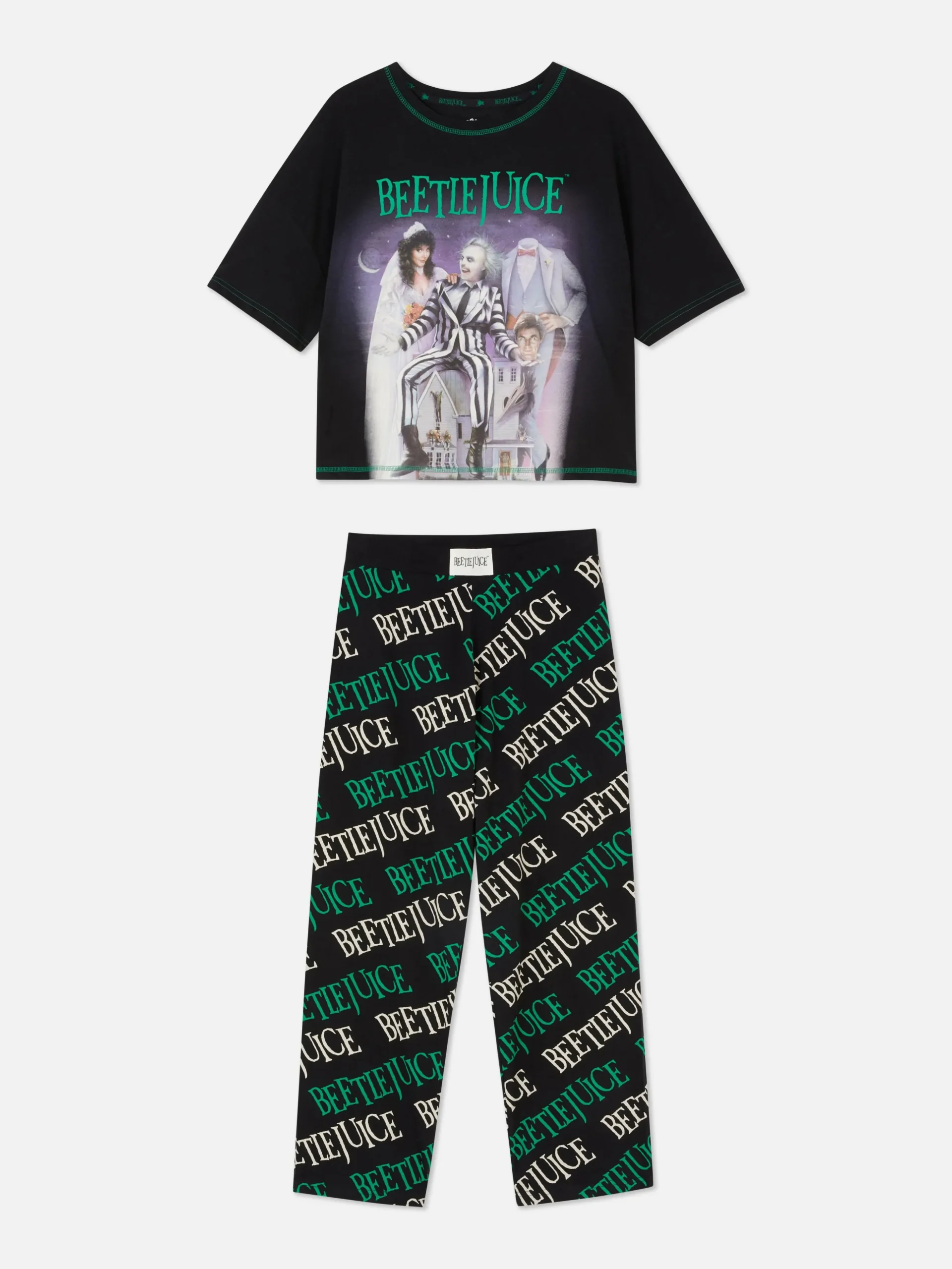 Beetlejuice Logo Pajama Set