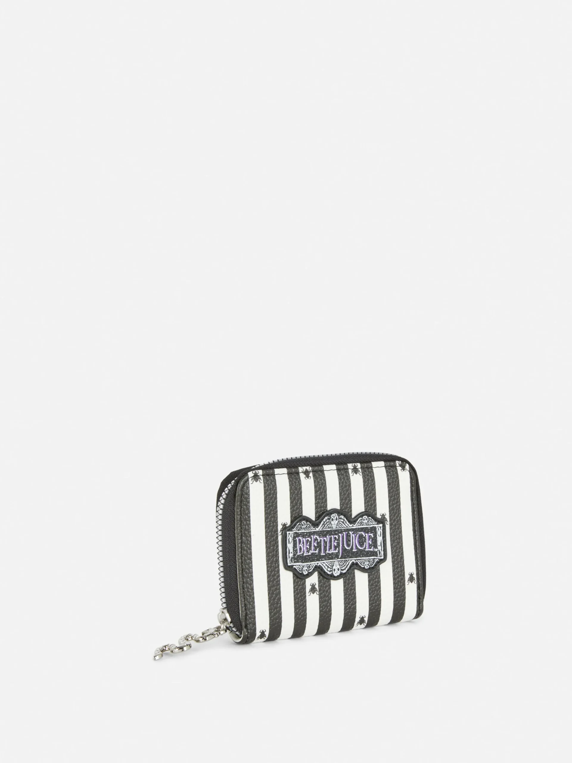 Beetlejuice Zip-Up Purse