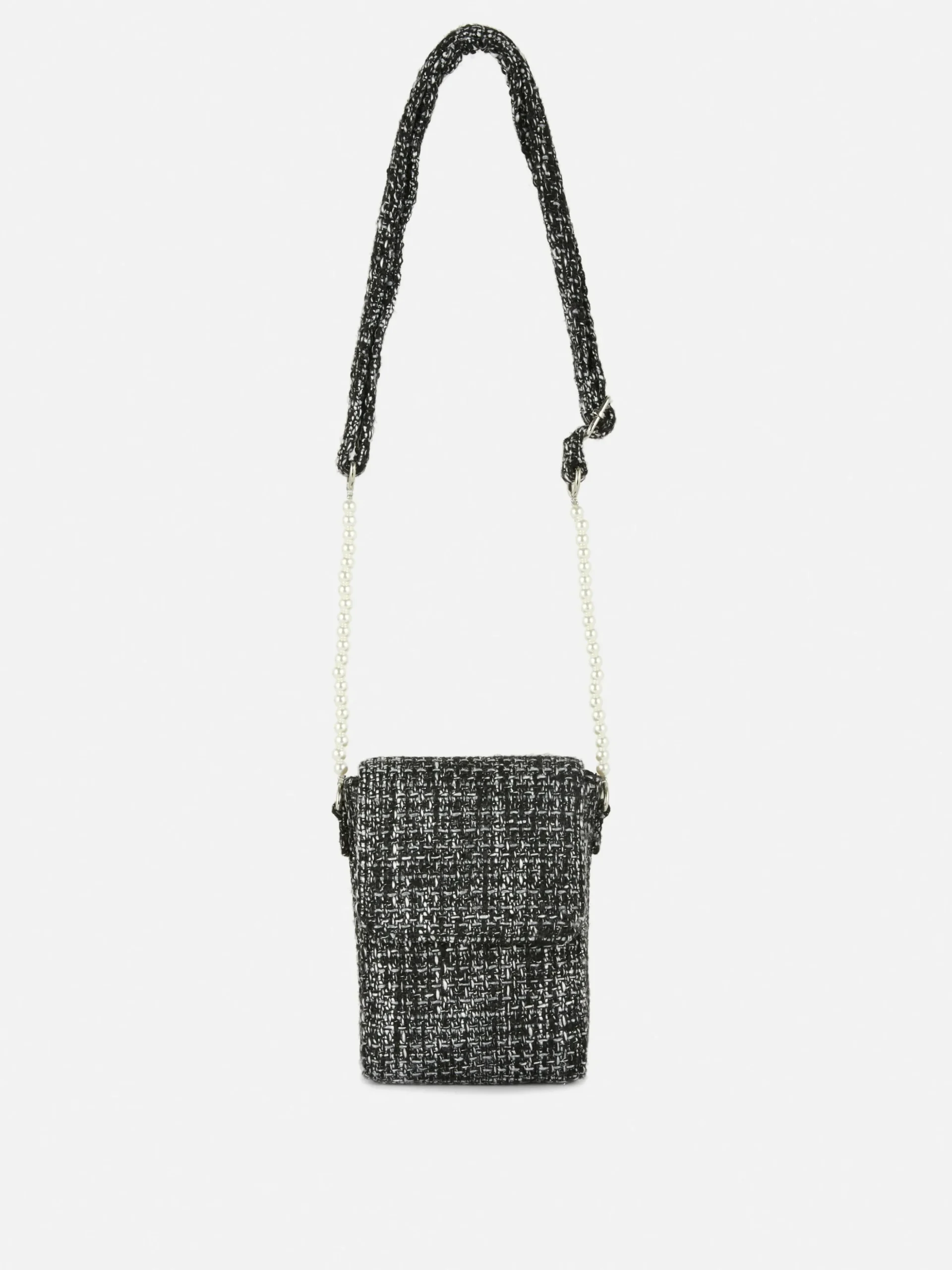 Bouclé Crossbody Phone Holder