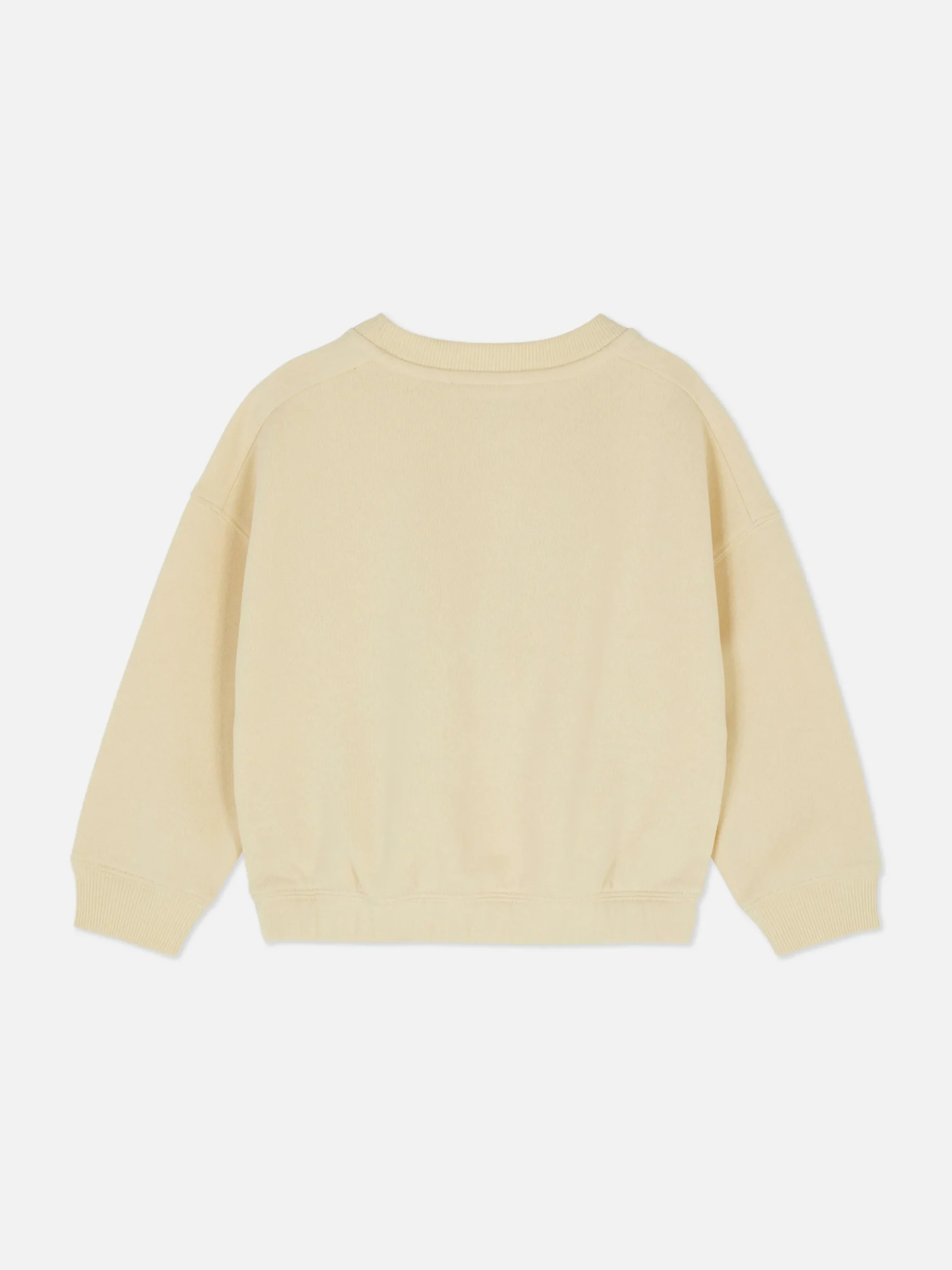 Bouclé Letter Collegiate Sweatshirt