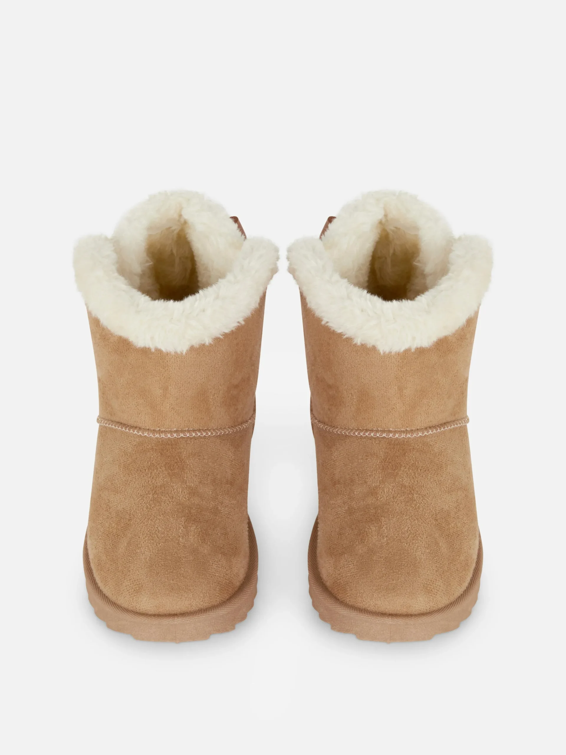 Bow Faux Fur Boots