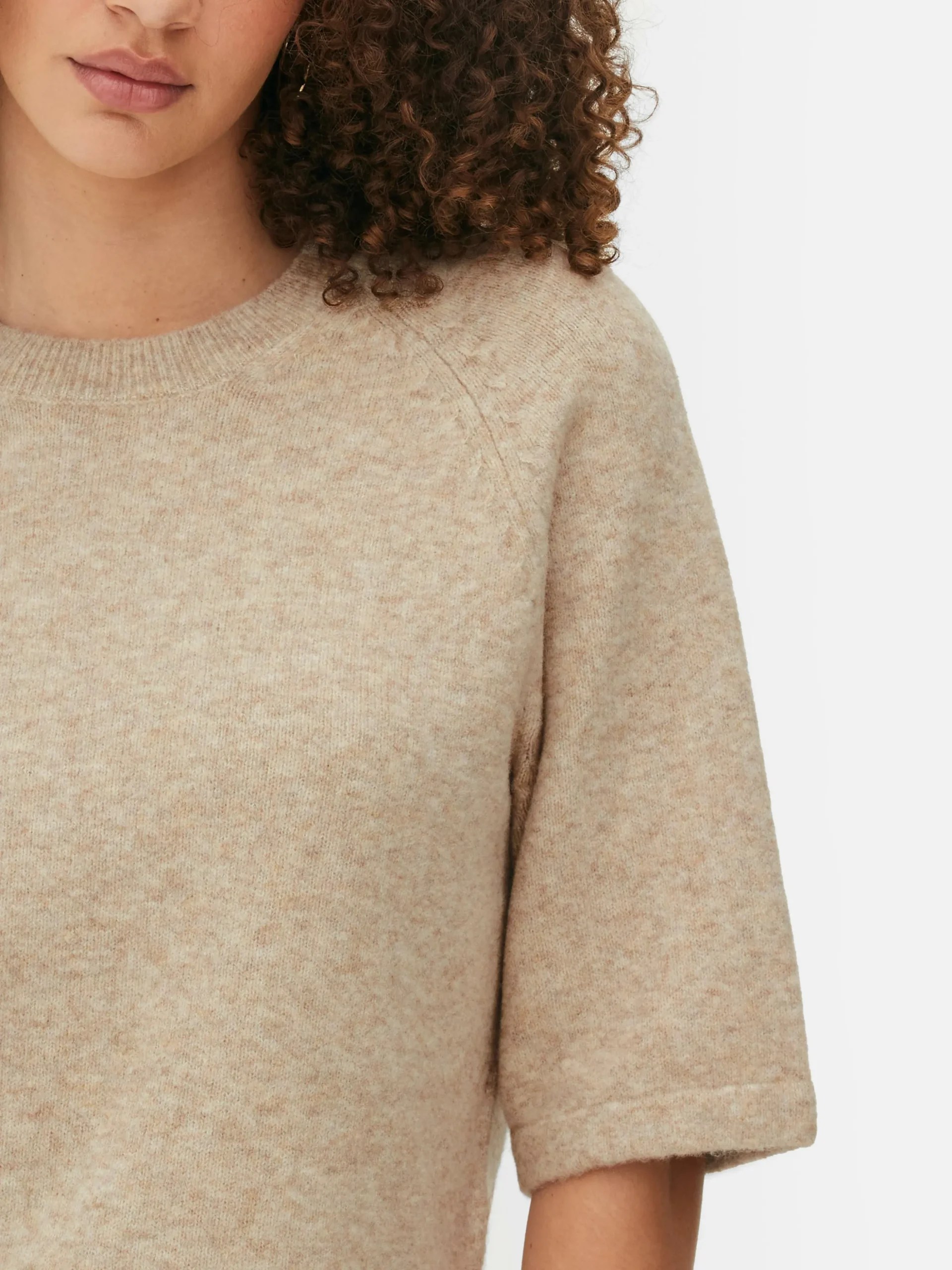 Boxy Knit T-Shirt