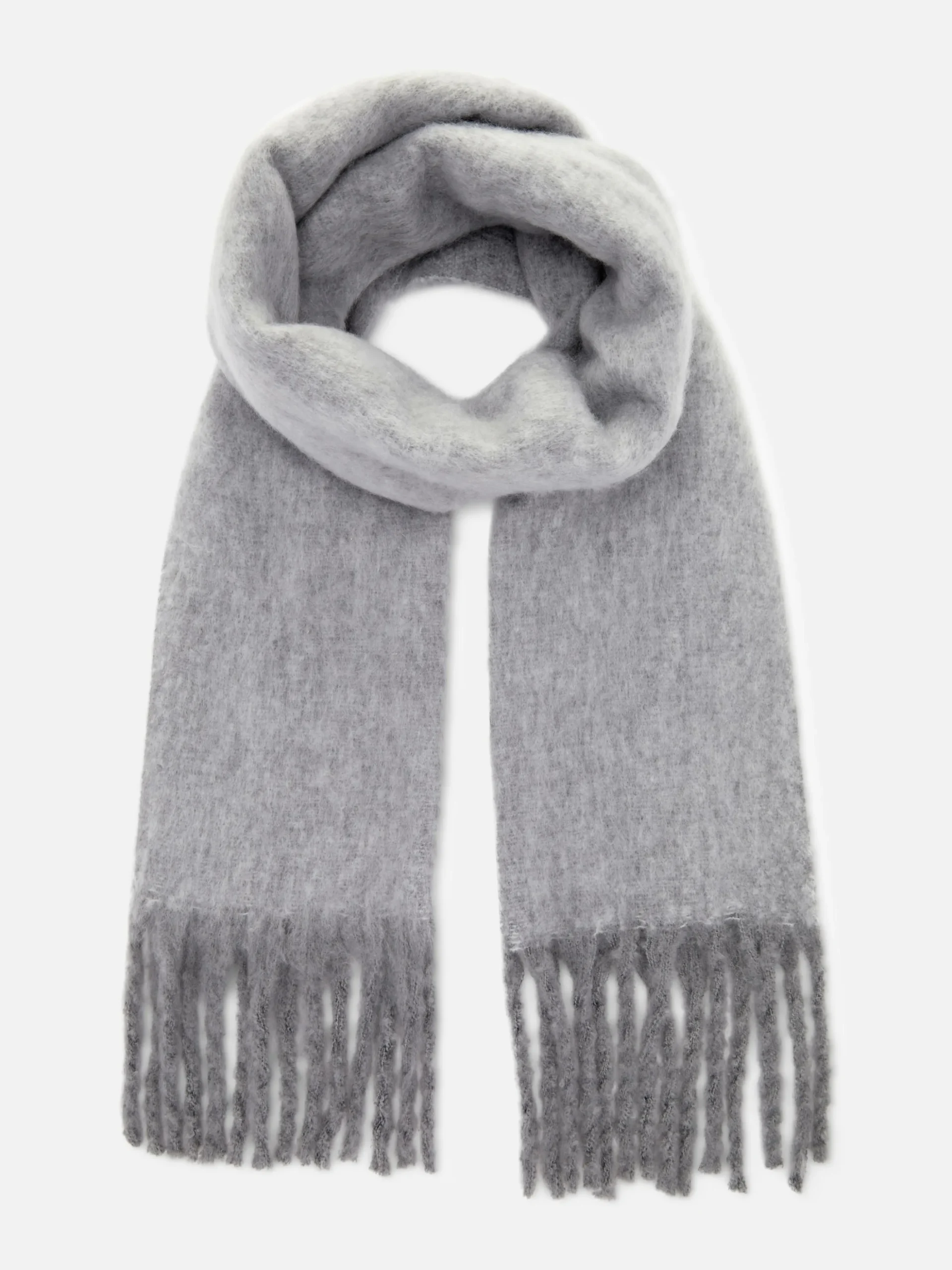 Brushed Tassel Scarf