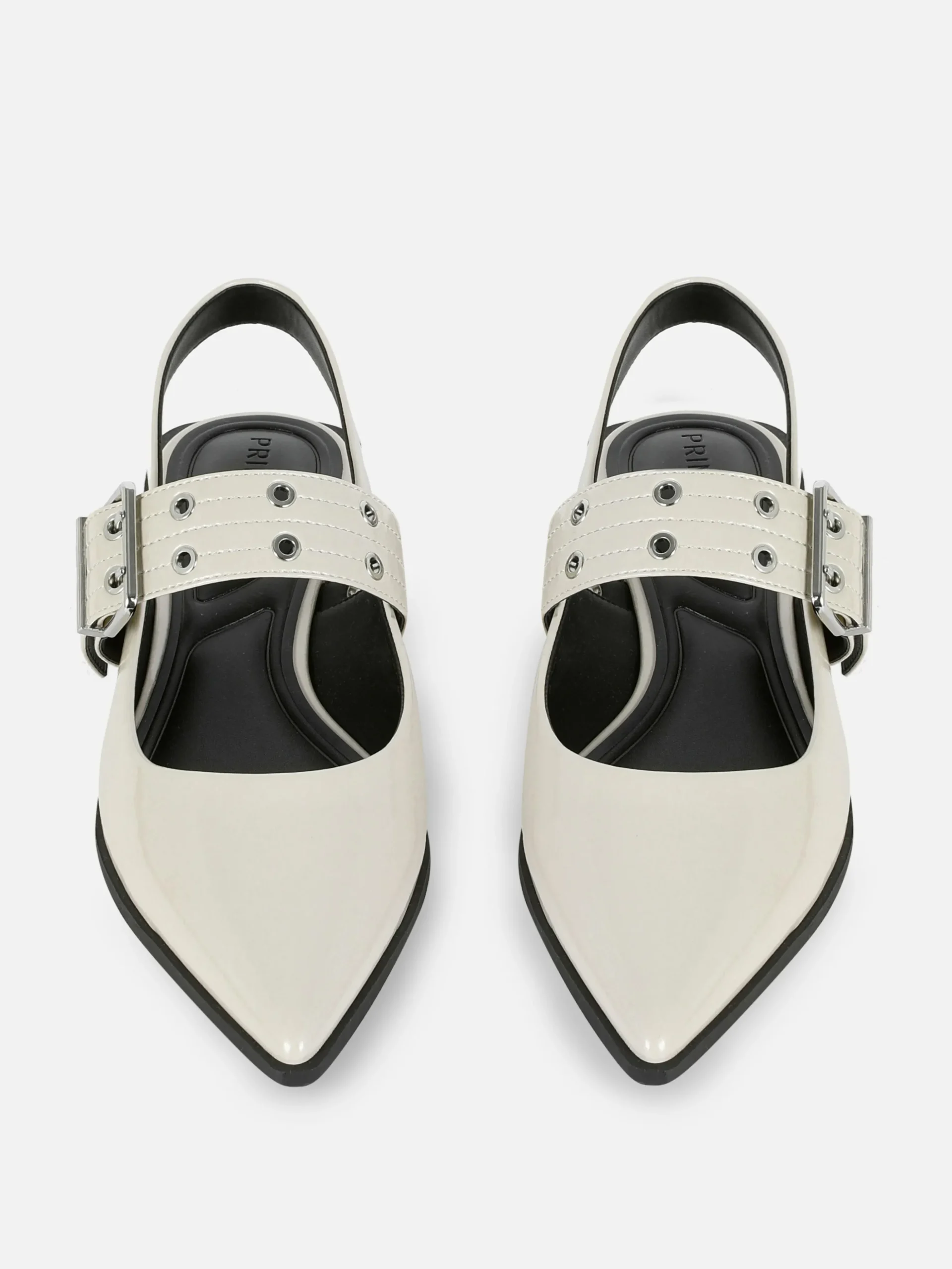 Buckle Slingback Ballerina Flats