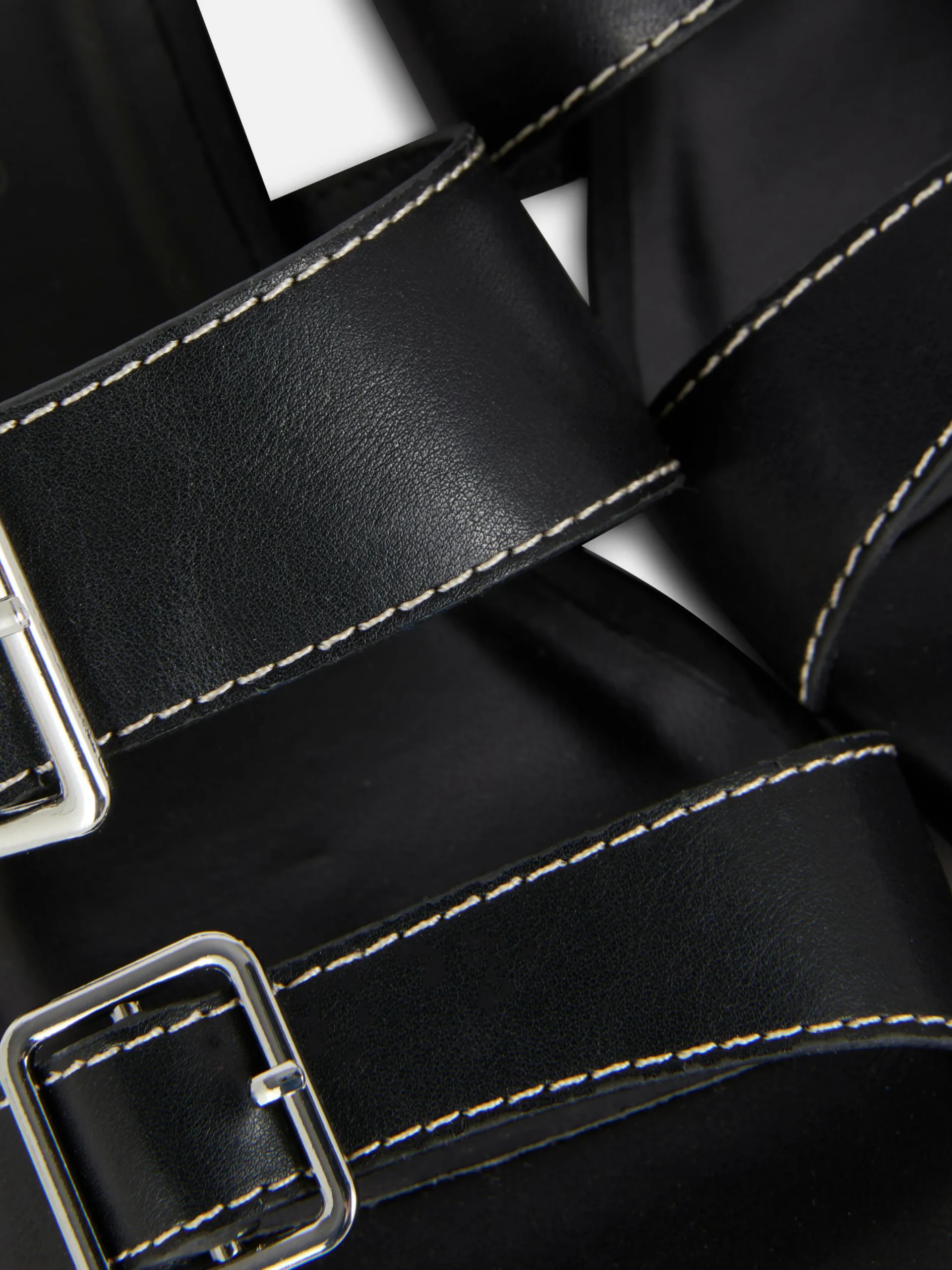 Buckled Block Heel Sandals