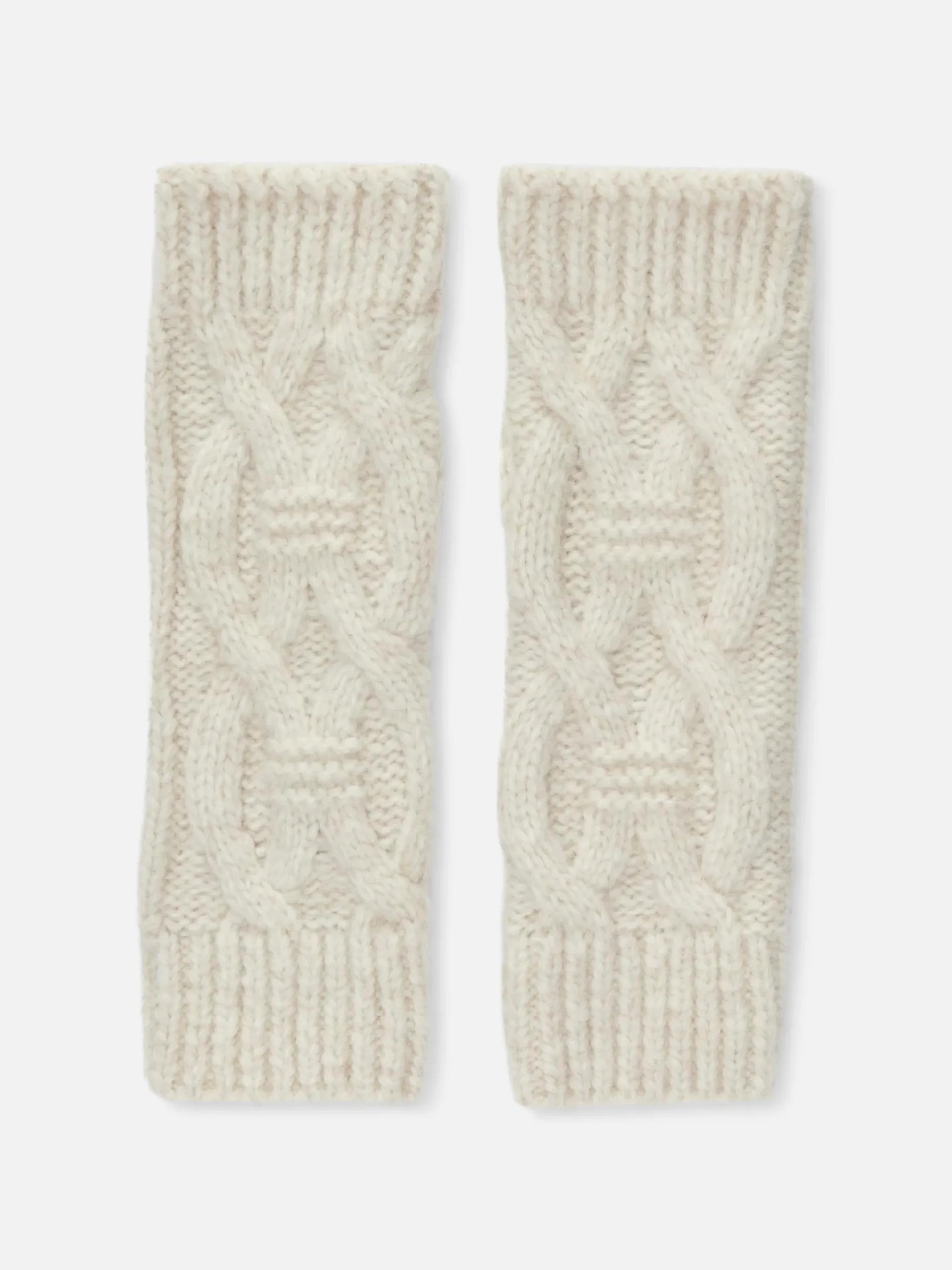 Cable Knit Wrist Warmers