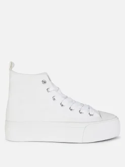 Canvas Flatform High Tops