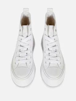 Canvas Flatform High Tops
