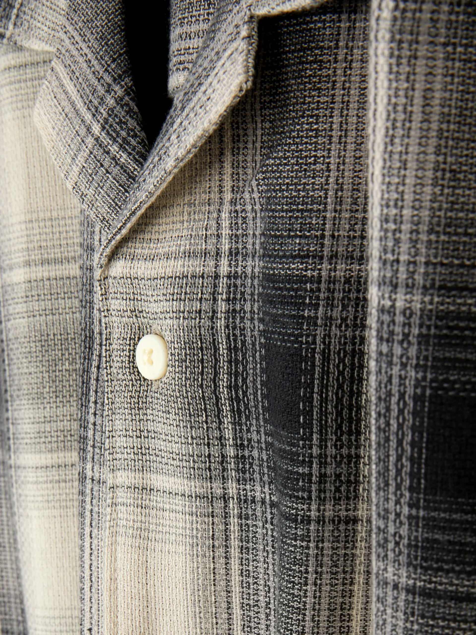 Check Textured Short Sleeve Shirt