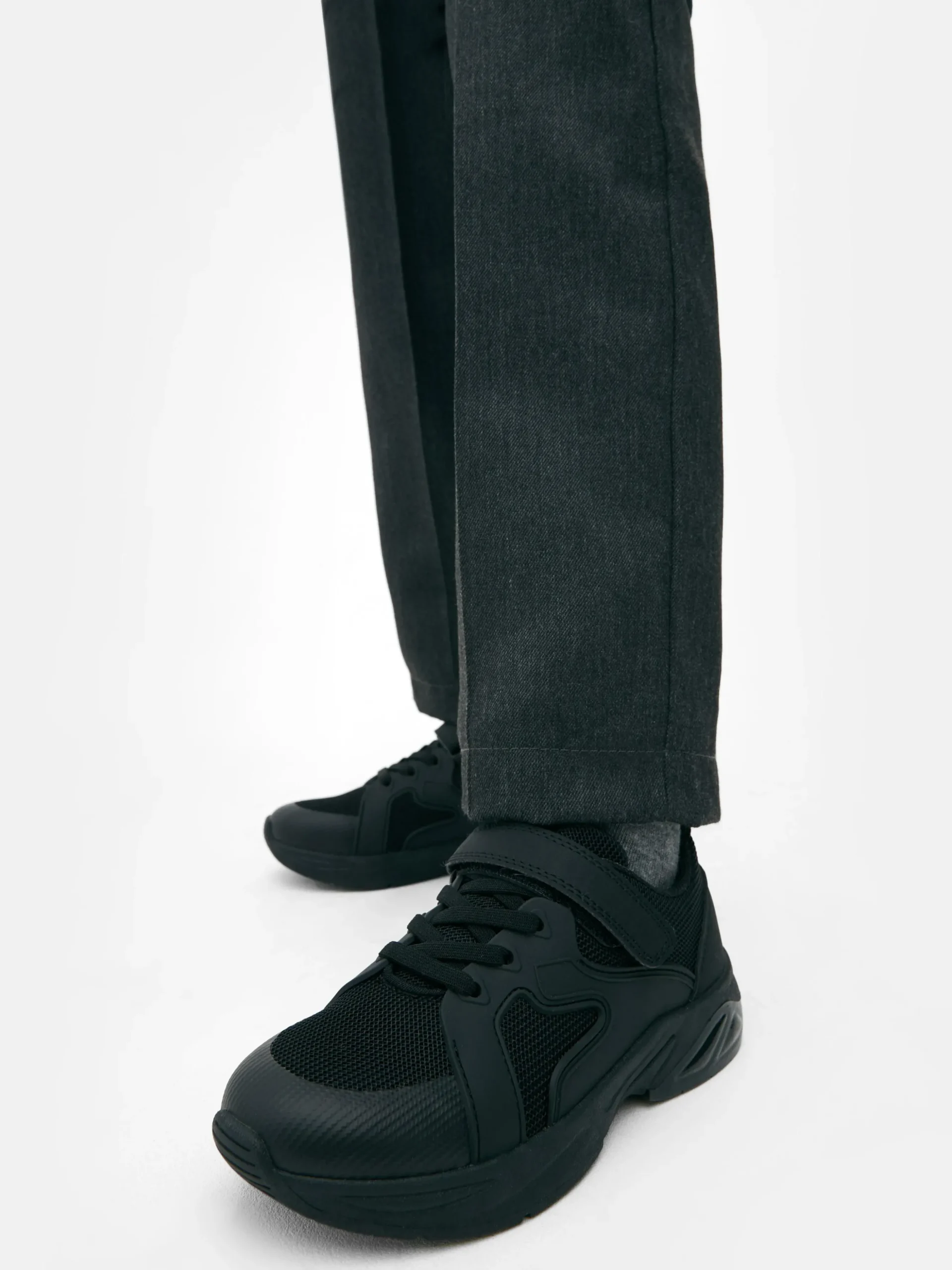 Chunky Mesh School Sneakers