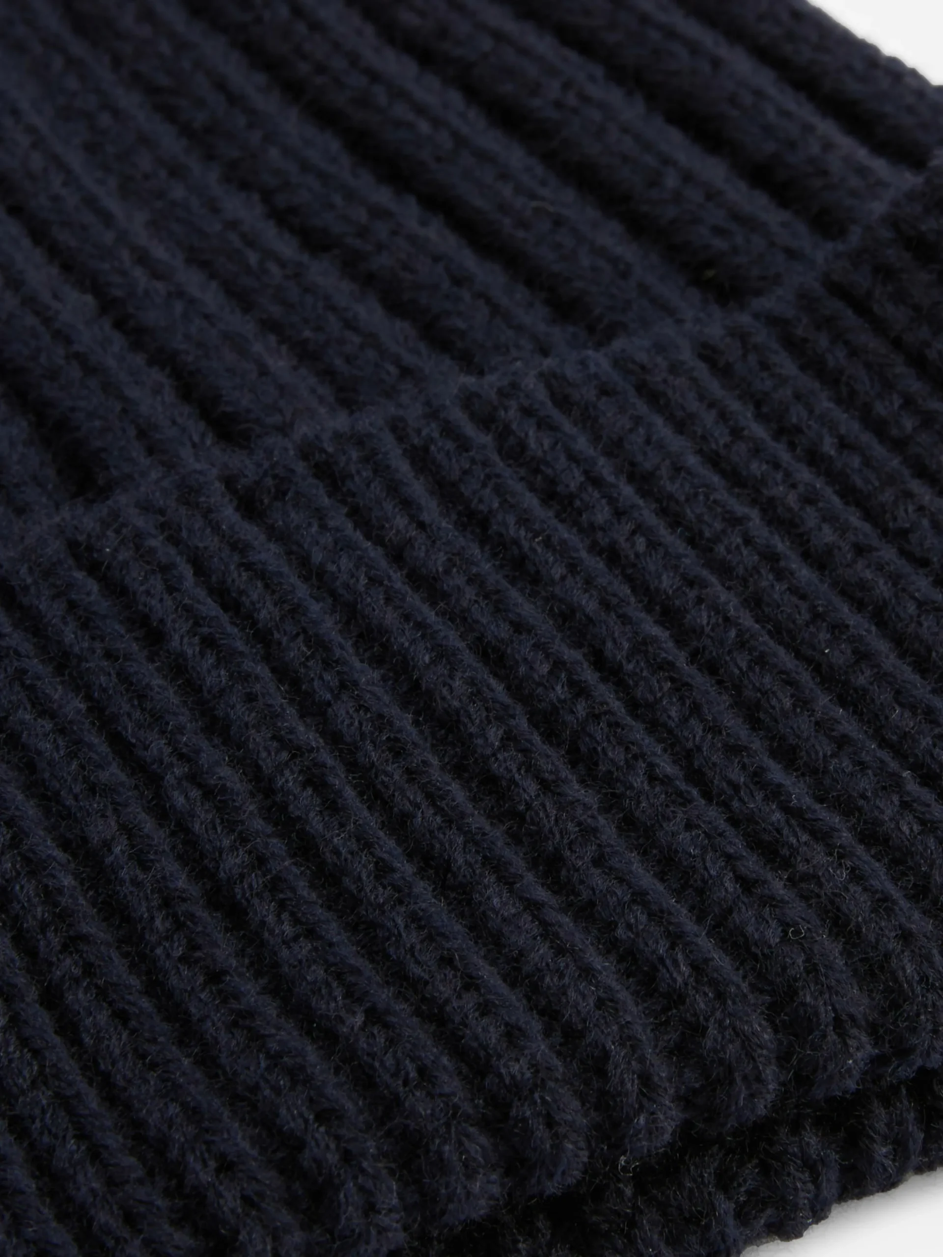 Chunky Ribbed Beanie Hat