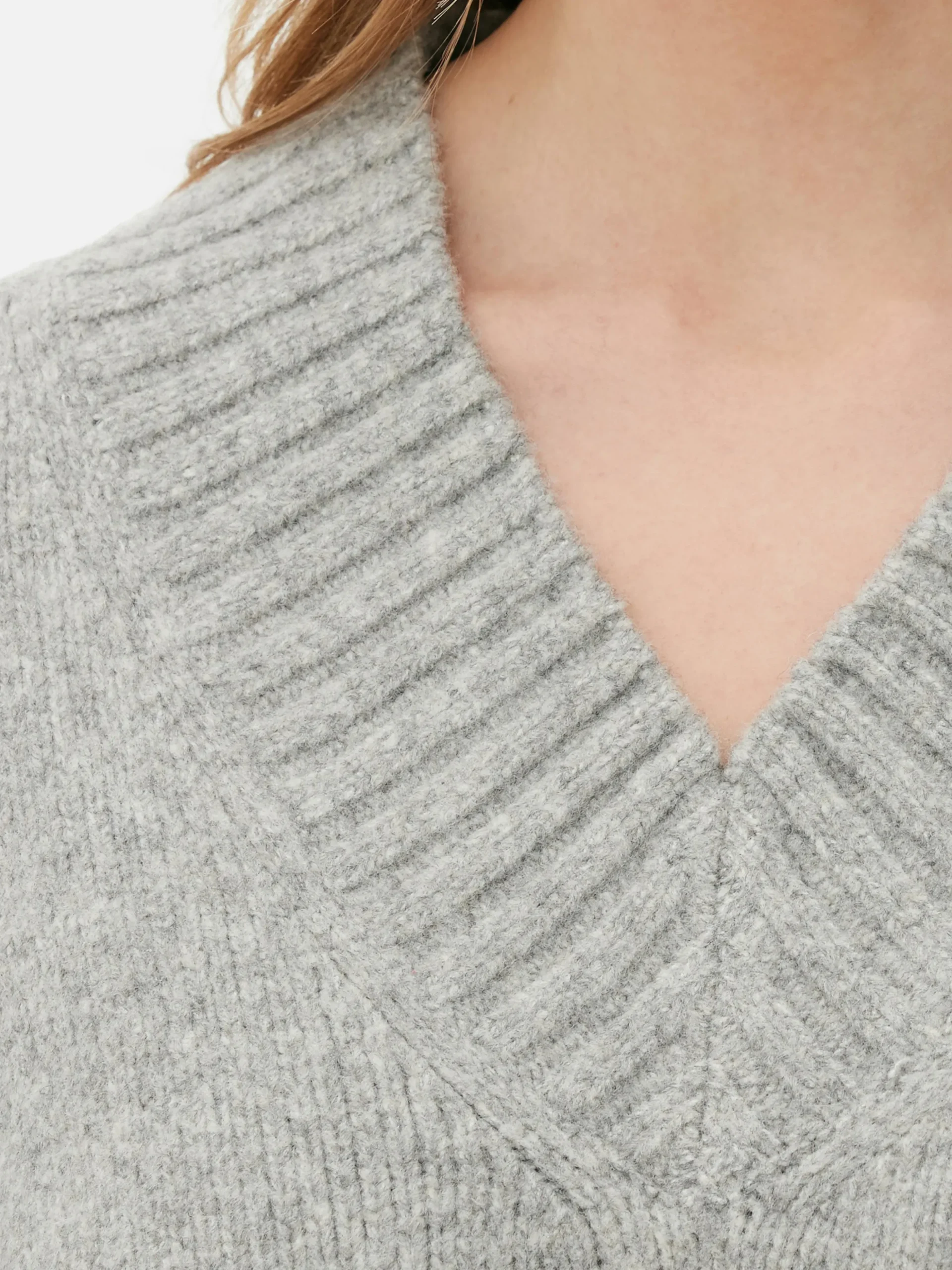 Chunky V-Neck Sweater