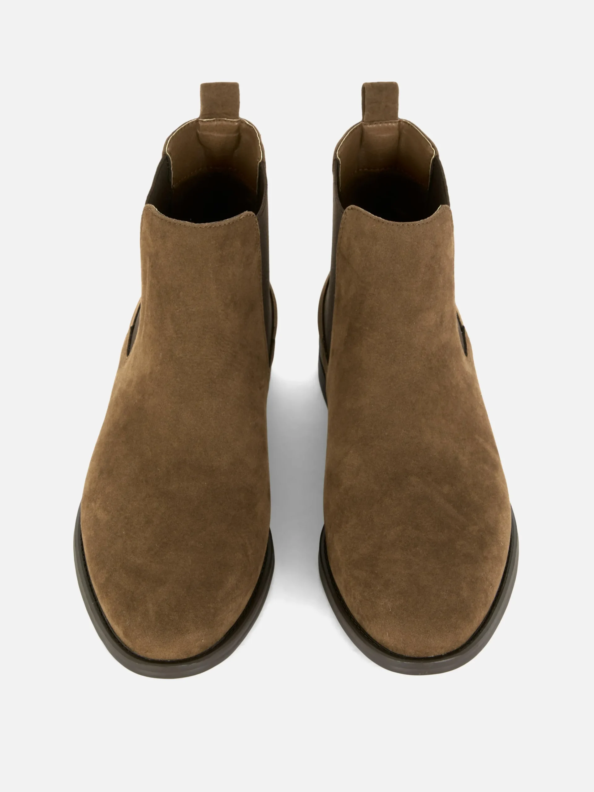 Classic Faux Suede Chelsea Boots