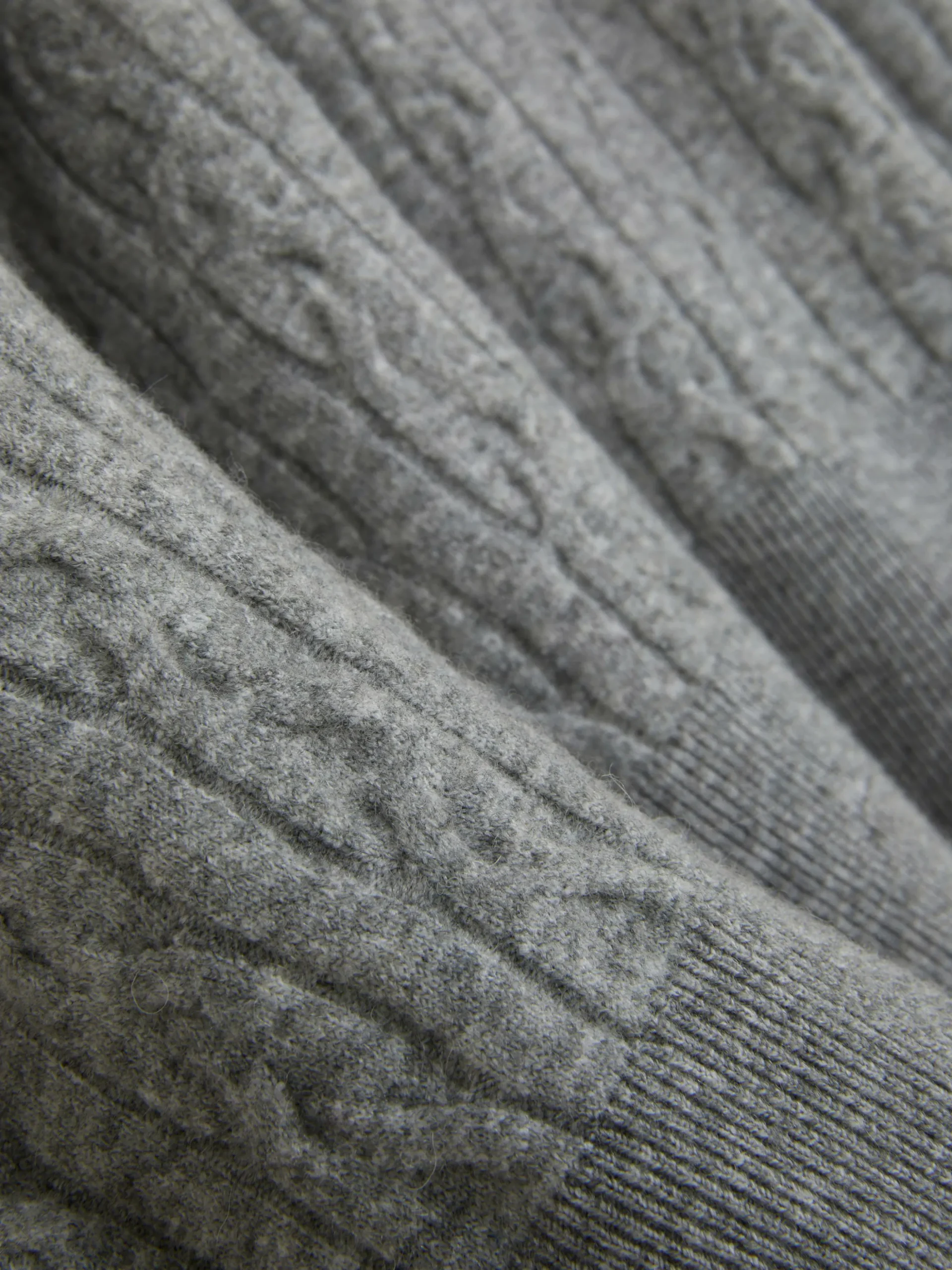 Collared Cable Knit Sweater