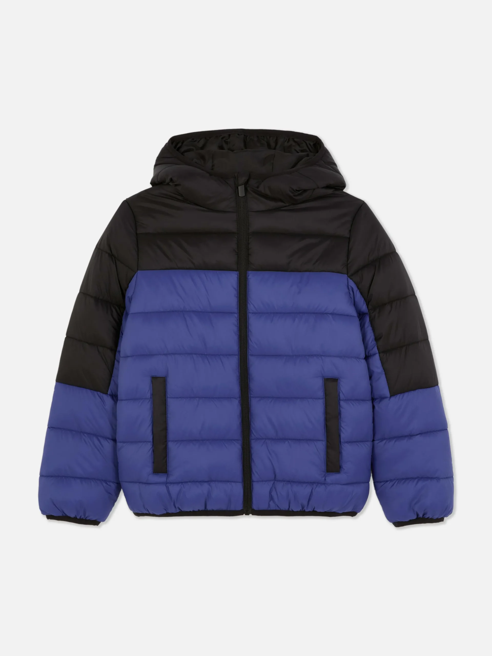 Color Block Puffer Jacket