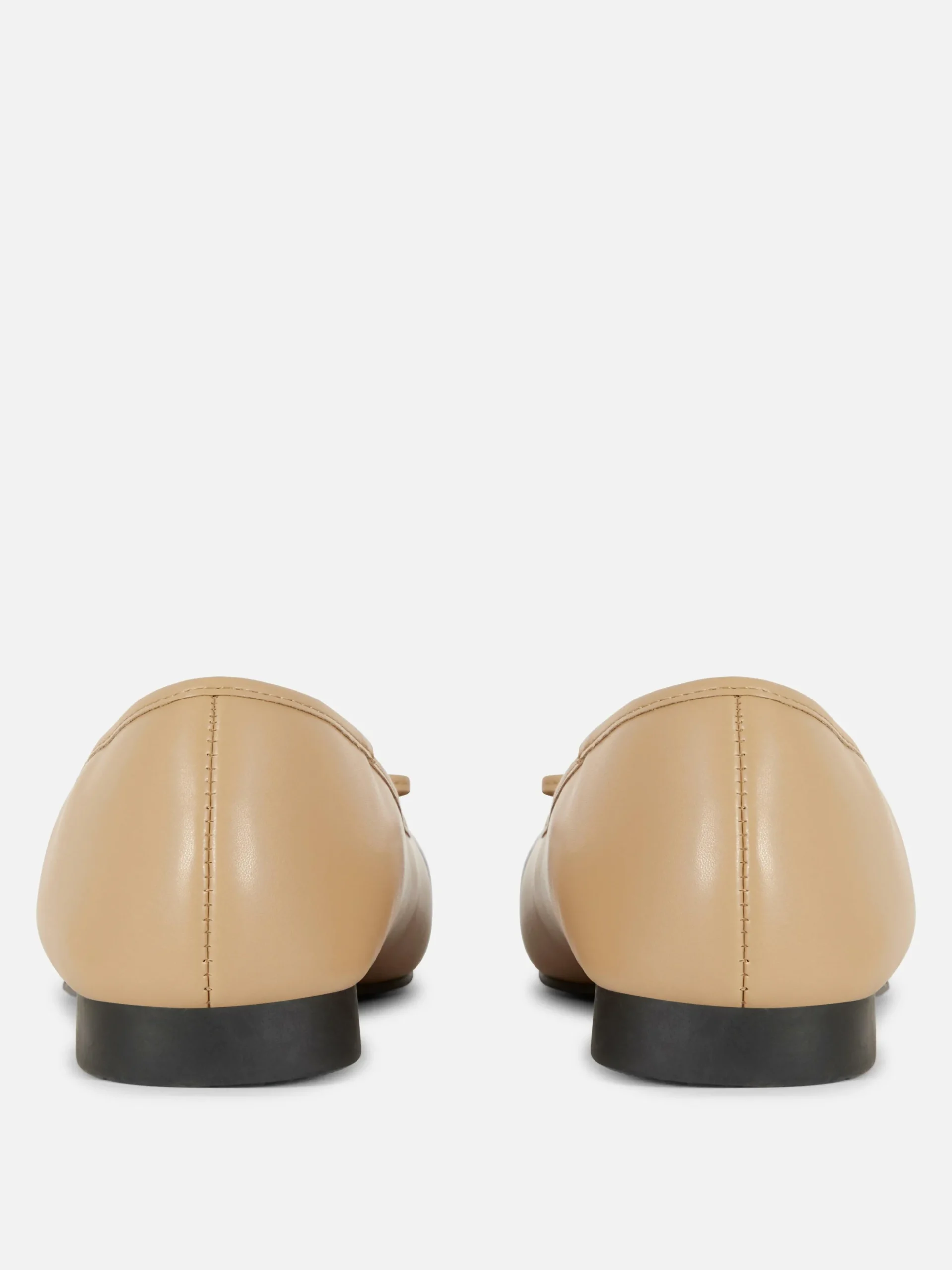 Contrast Cap Toe Ballet Flats