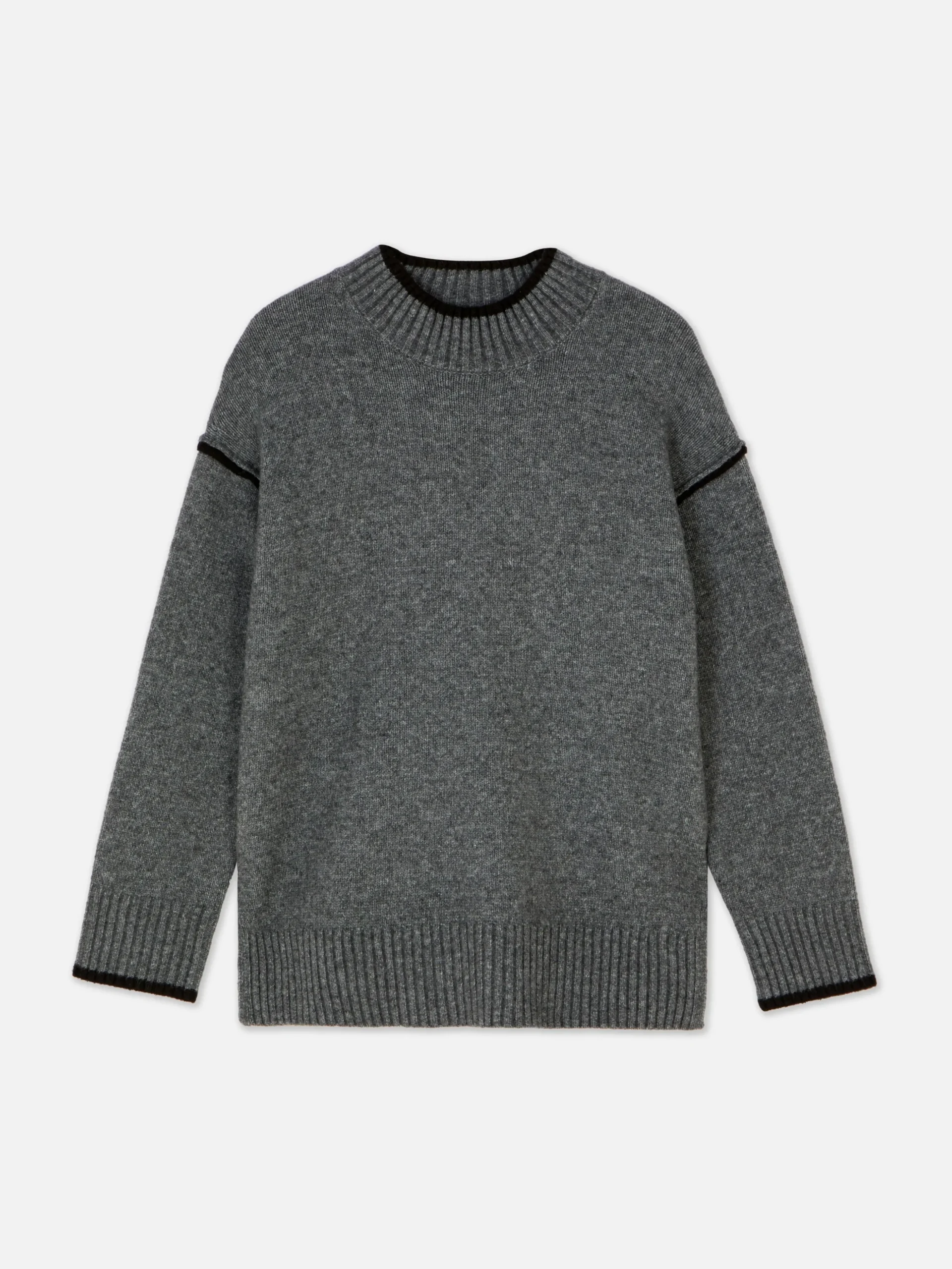 Contrast Stitch Sweater