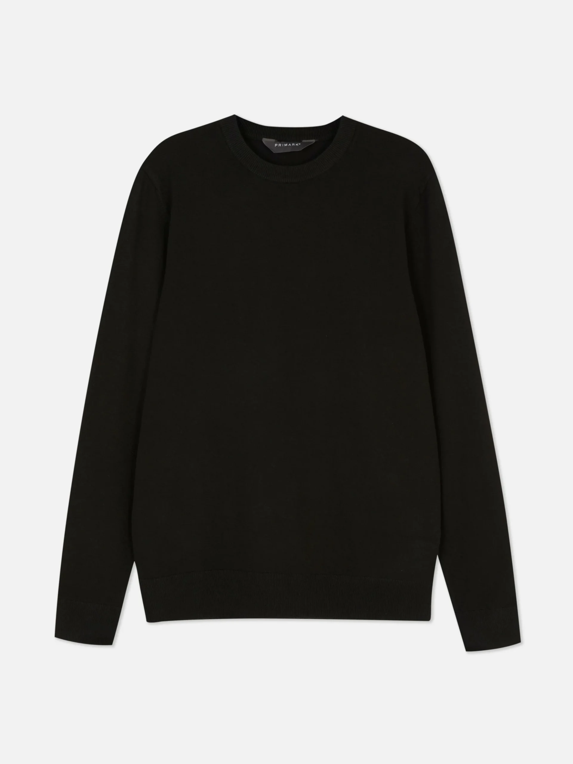 Crew Neck Fine Knit Sweater