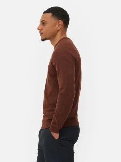 Crew Neck Fine Knit Sweater