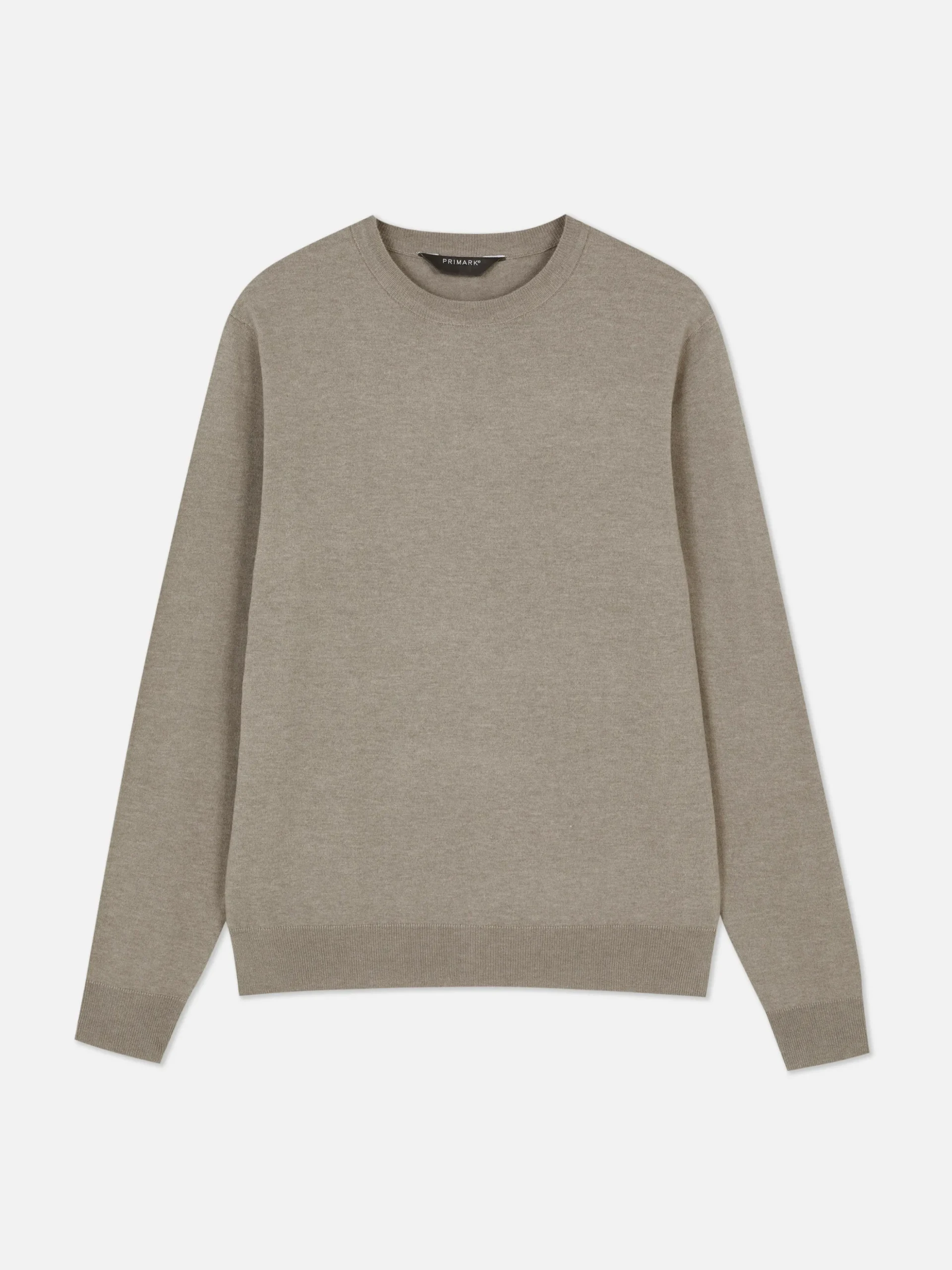 Crew Neck Fine Knit Sweater