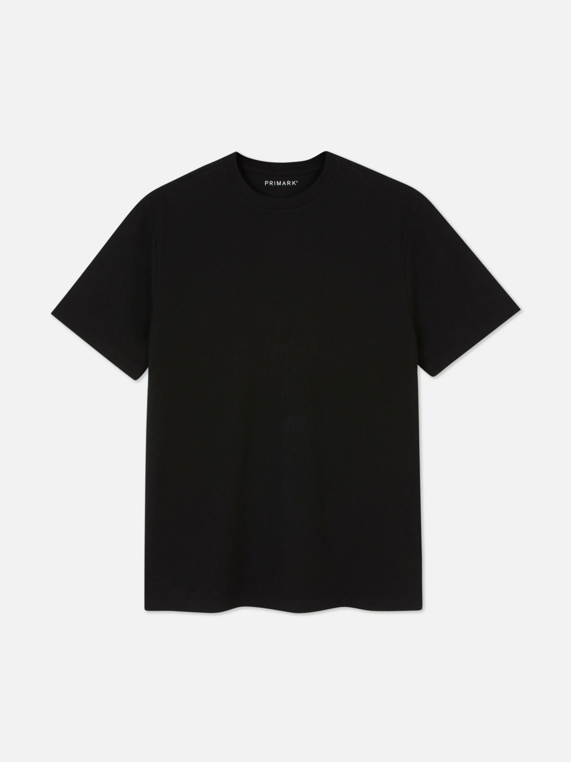 Crew Neck Waffle T-Shirt