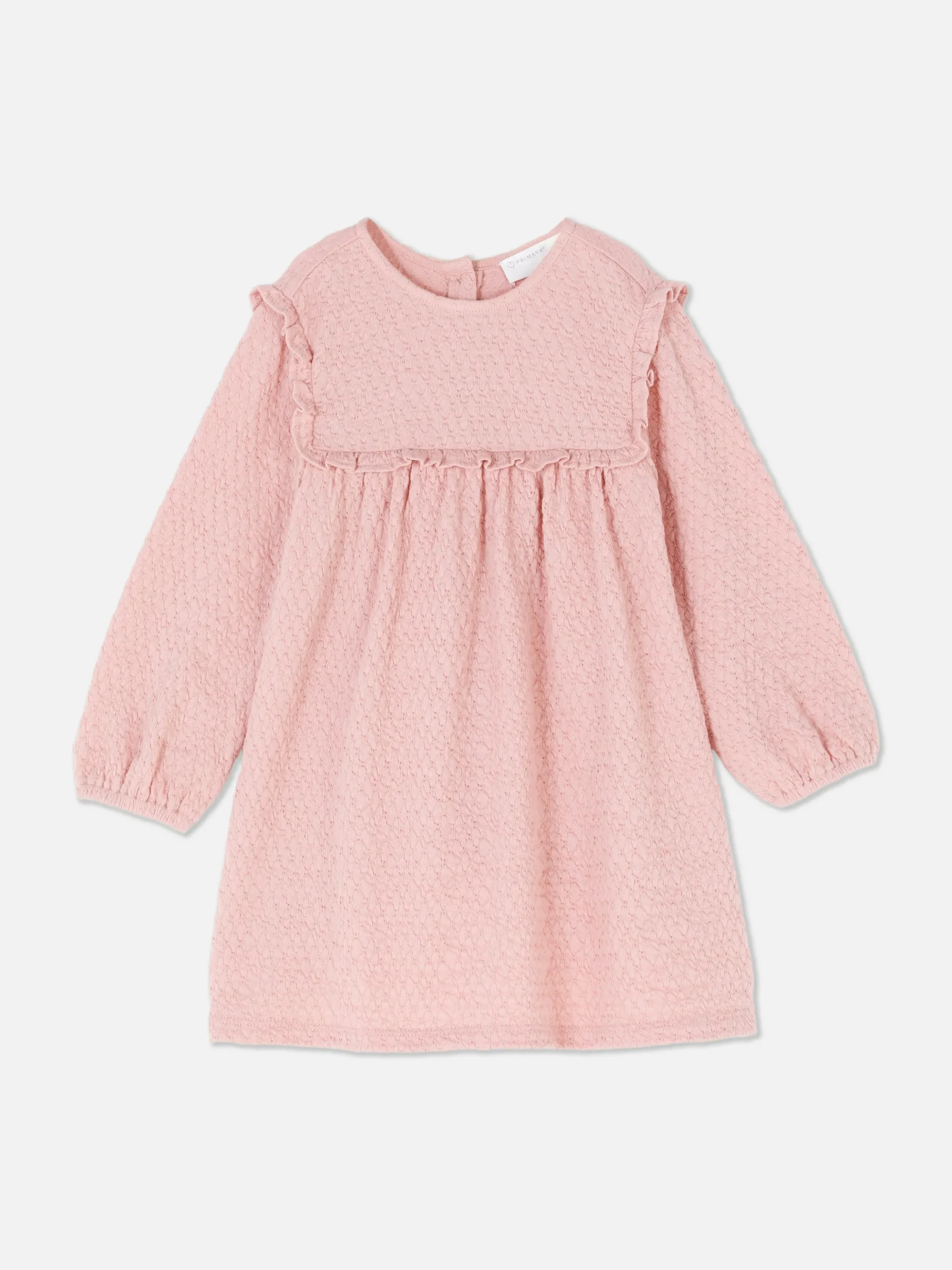 Crinkled Ruffle Dress
