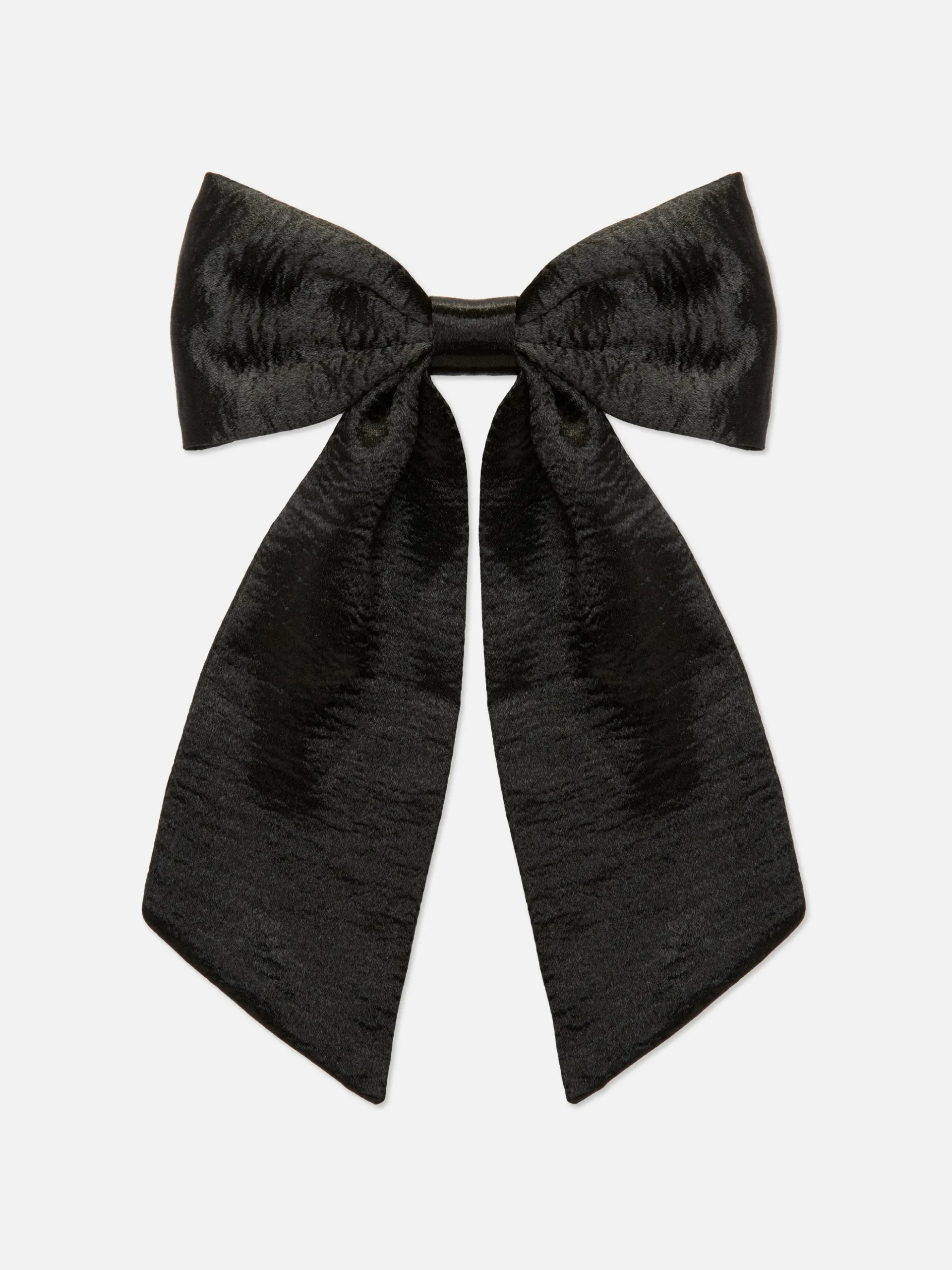 Crushed Satin Hair Bow