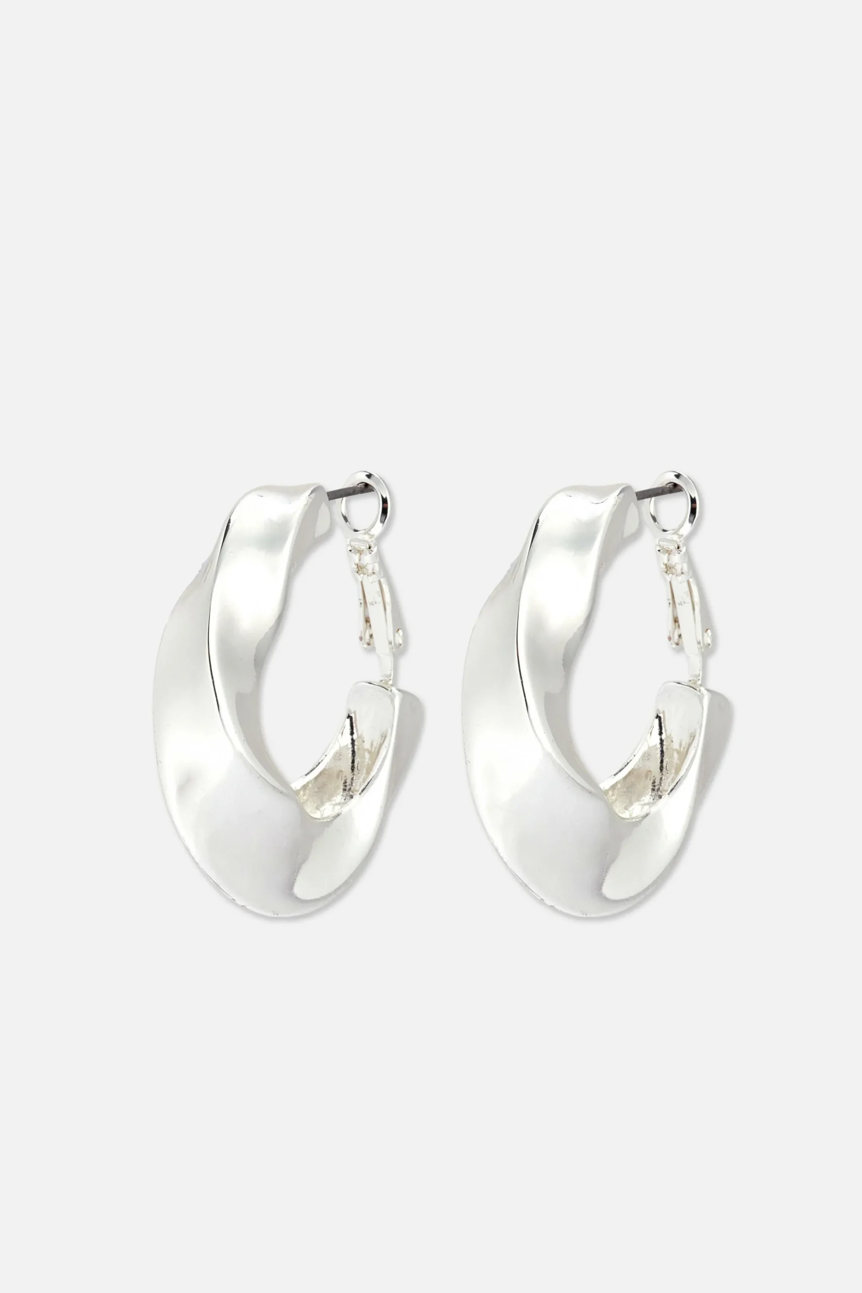 Curved Hoop Earrings