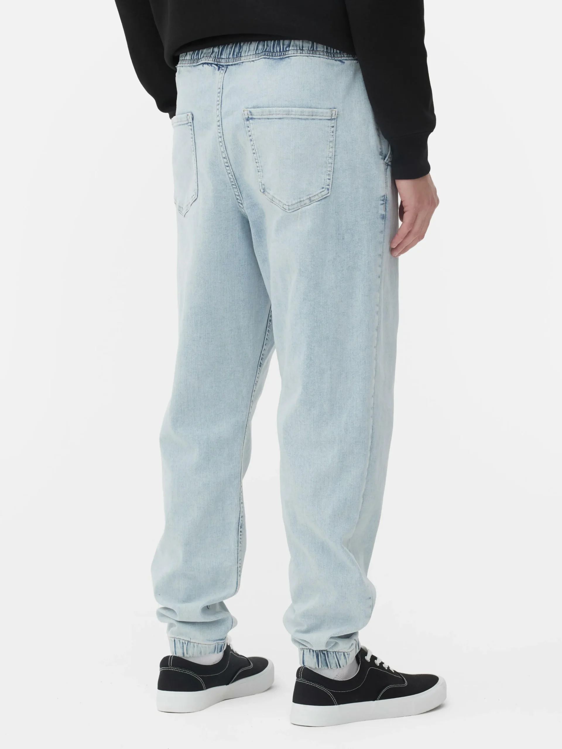 Denim Cuffed Joggers
