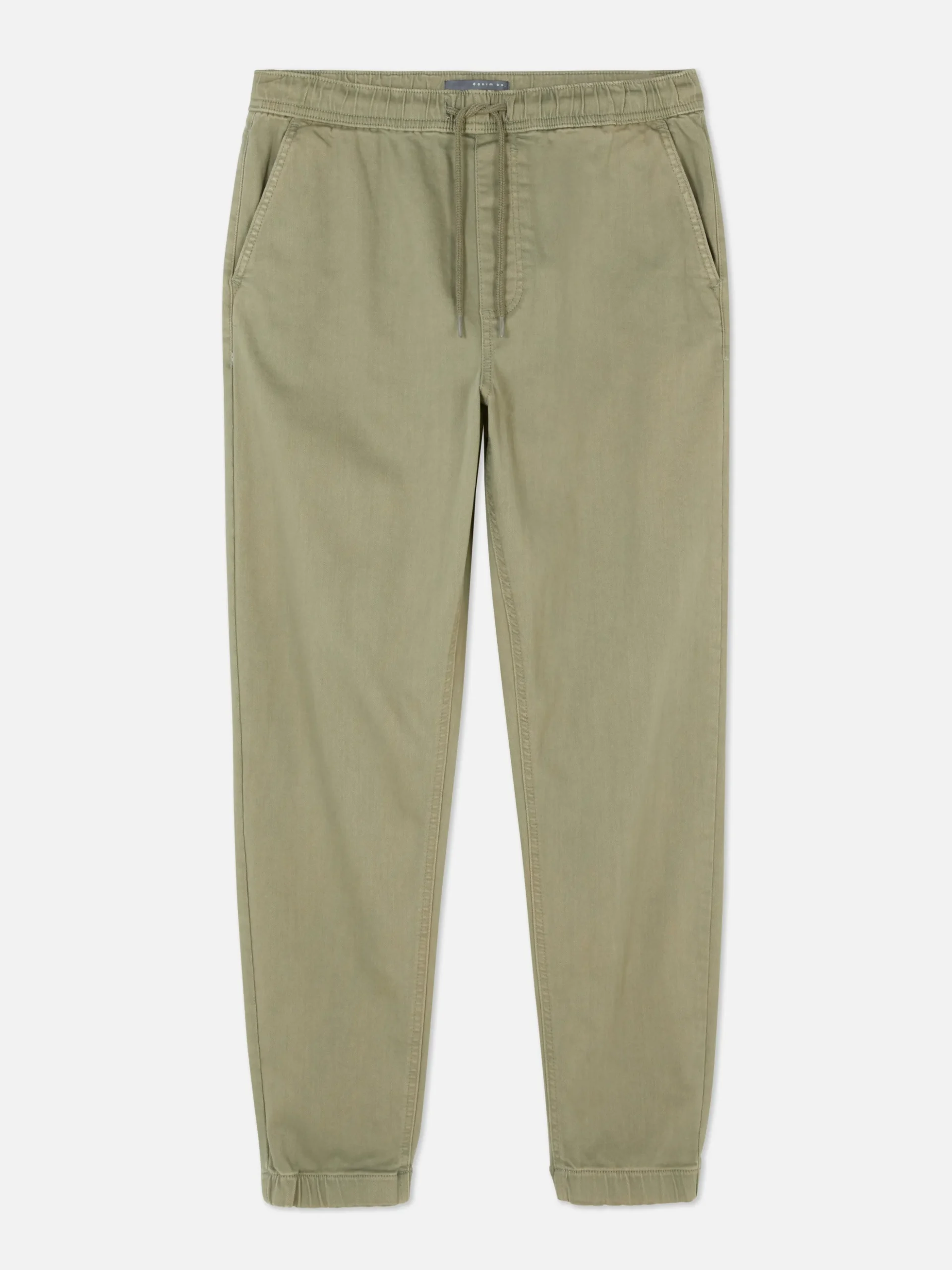 Denim Cuffed Joggers