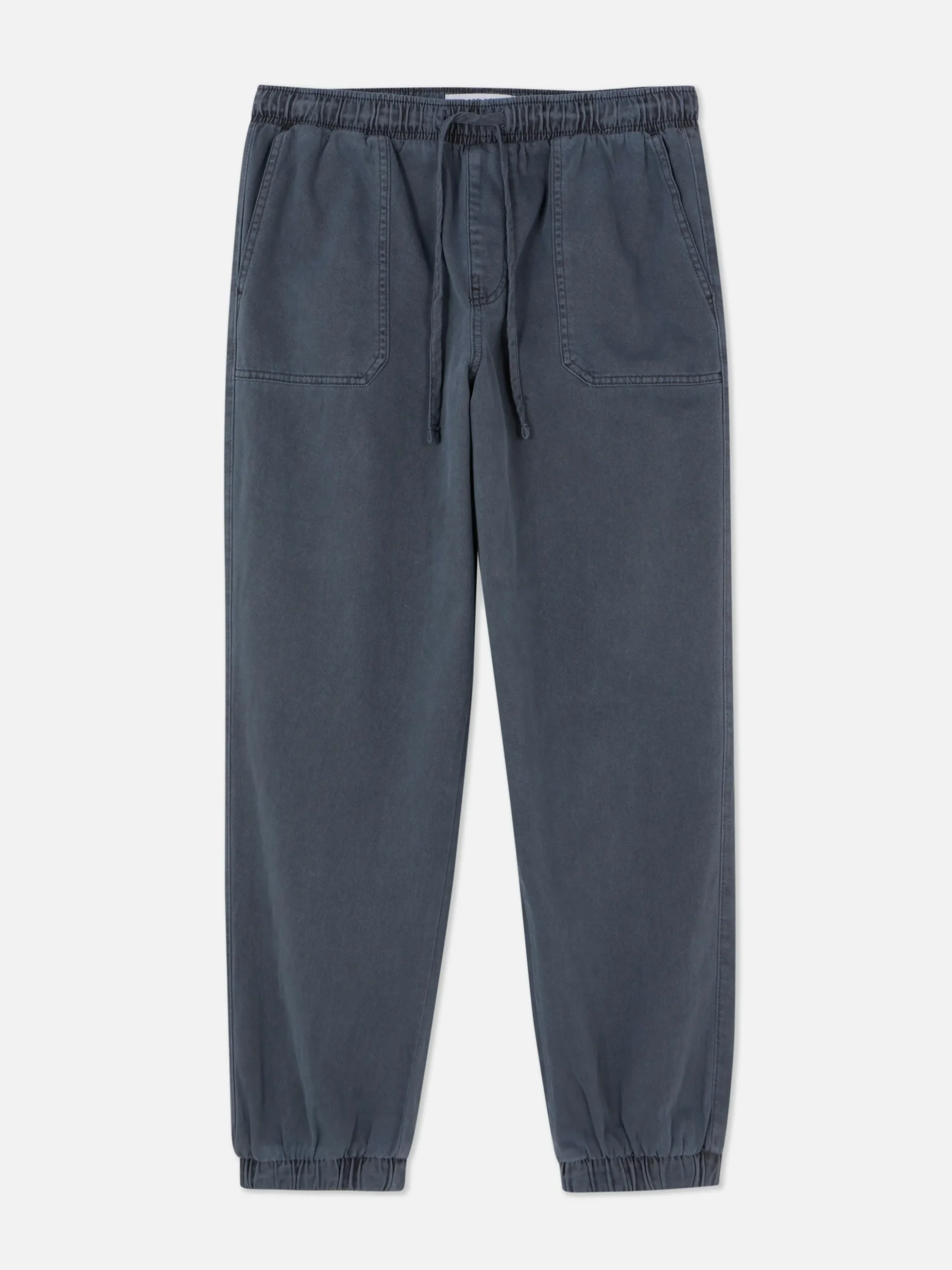 Denim Drawstring Joggers