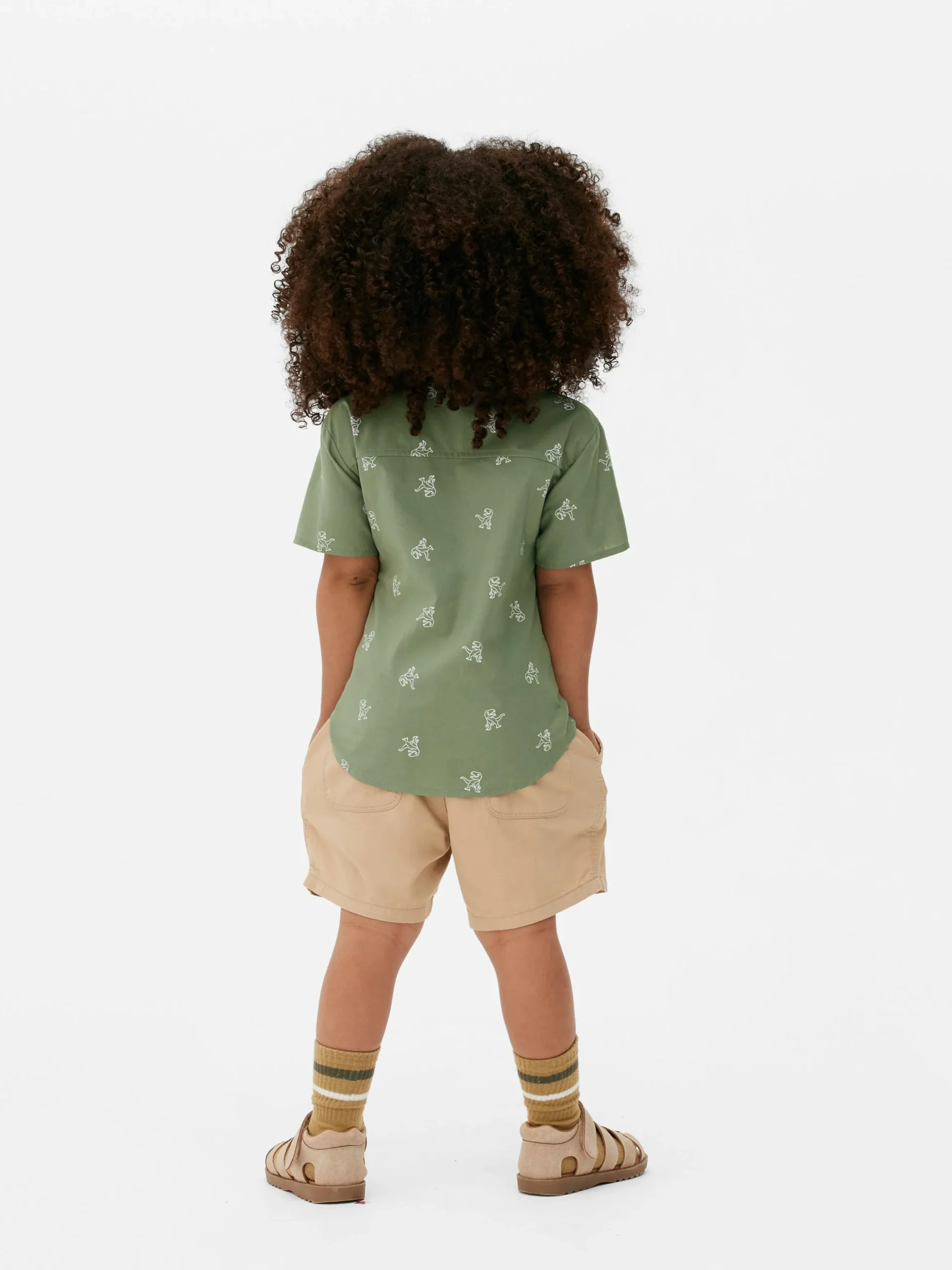Dinosaur Button-Up Shirt