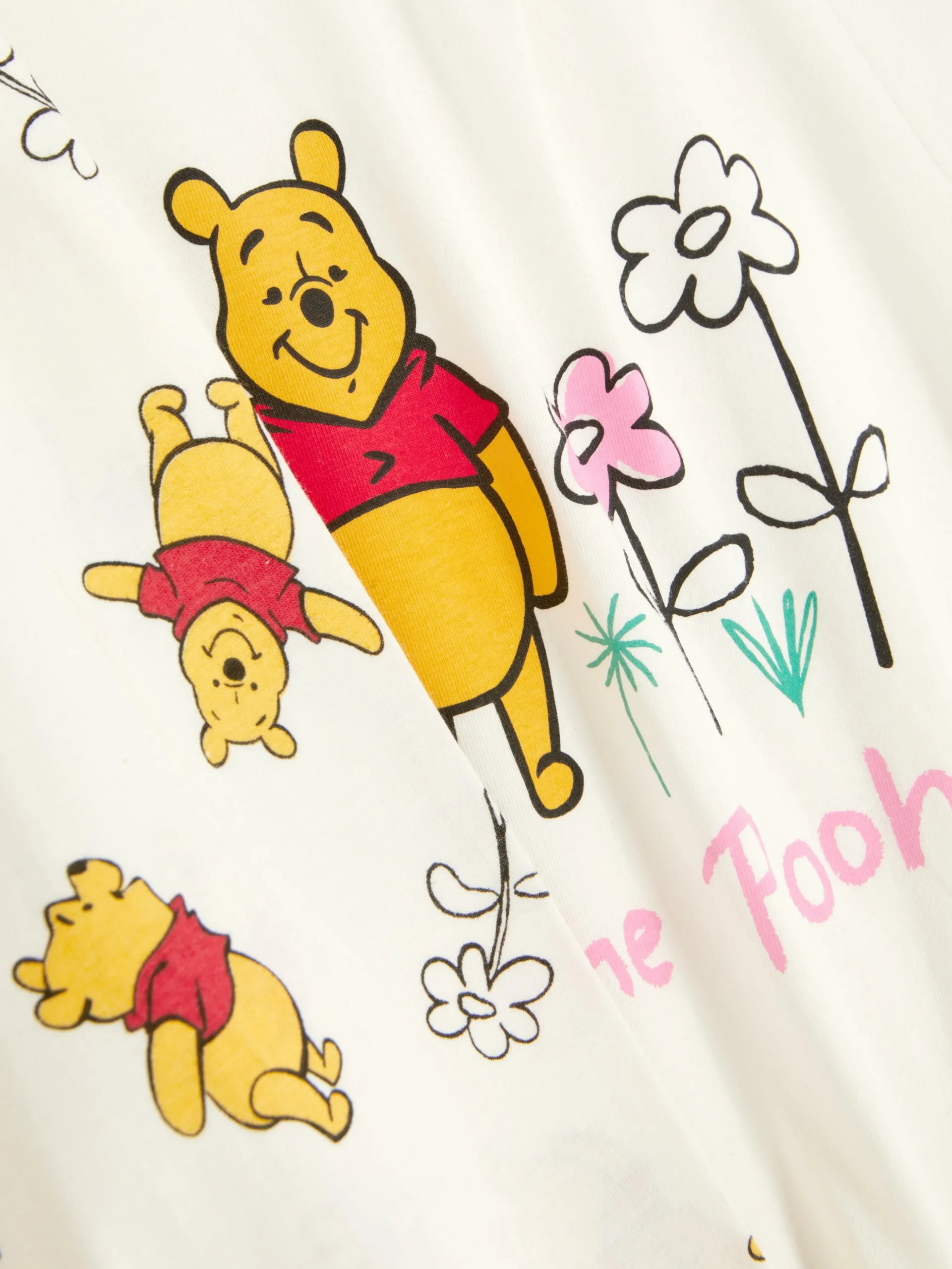Disney Character Print Jersey Pajamas