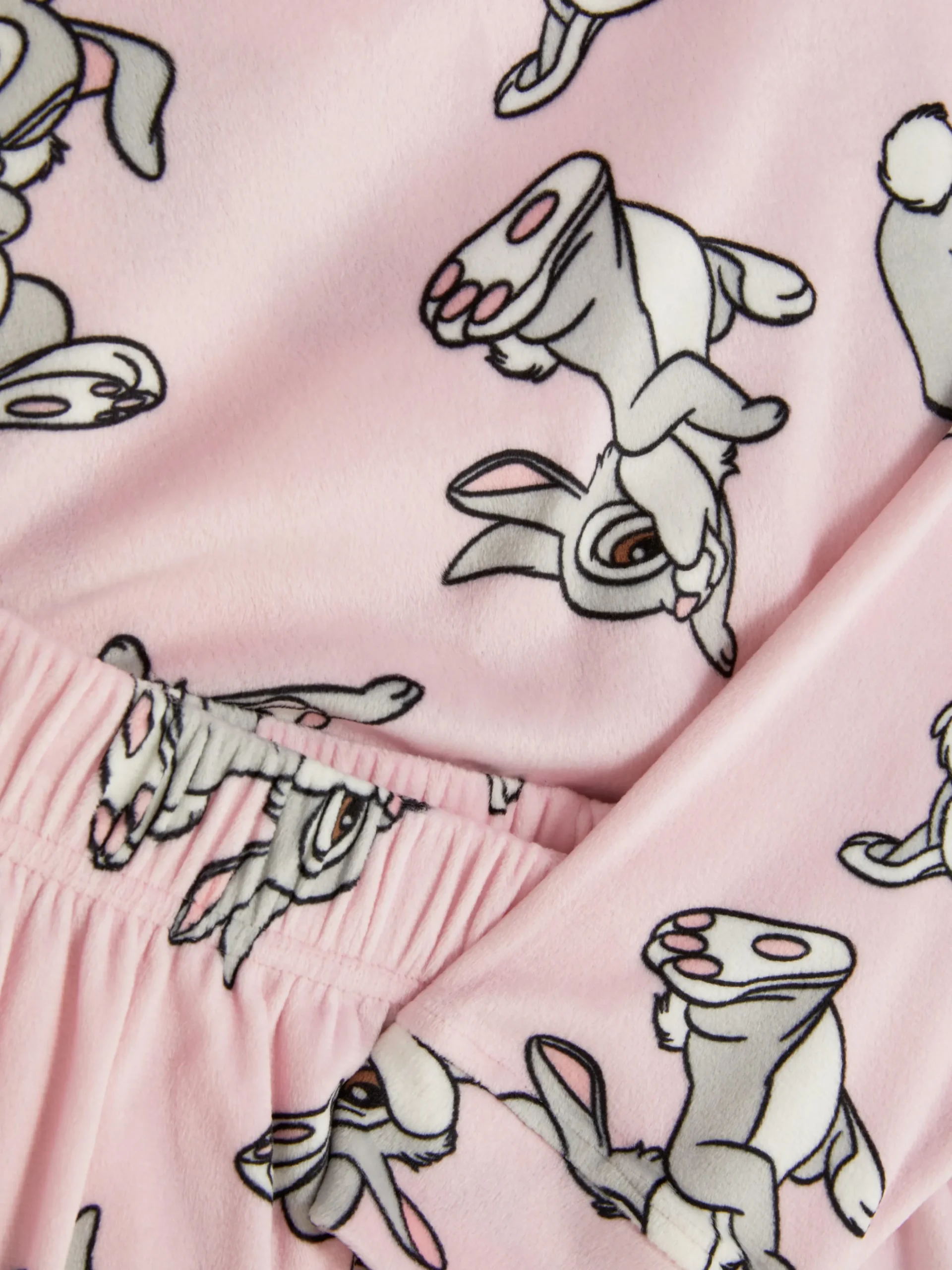 Disney Characters Long Sleeve Fleece Pajamas