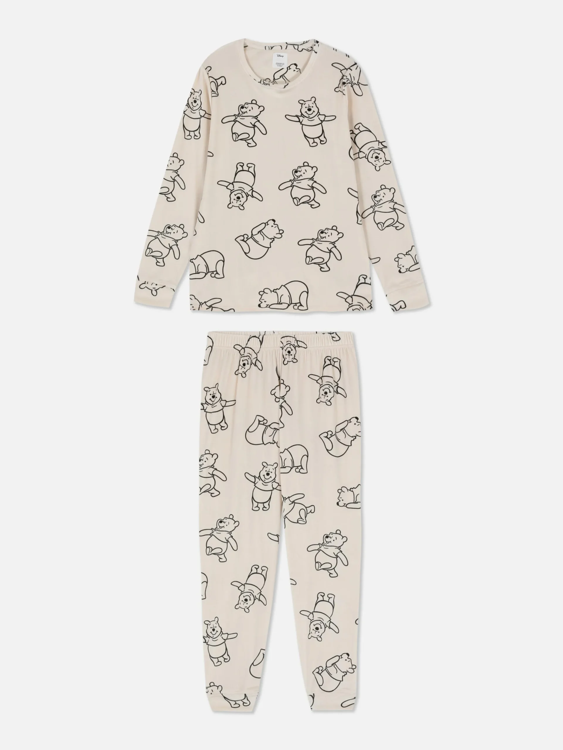 Disney Characters Long Sleeve Fleece Pajamas