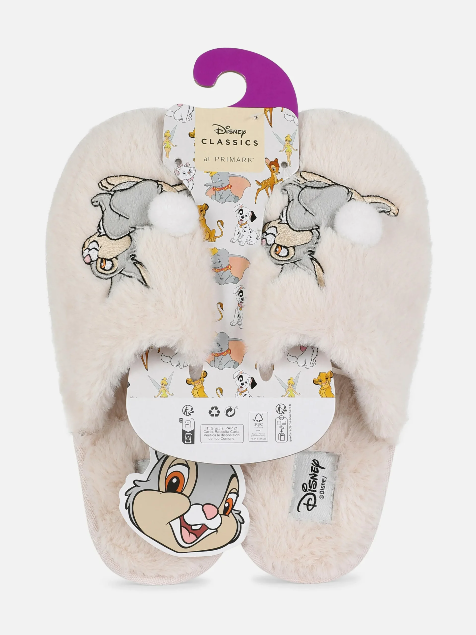 Disney's Bambi Thumper Slippers