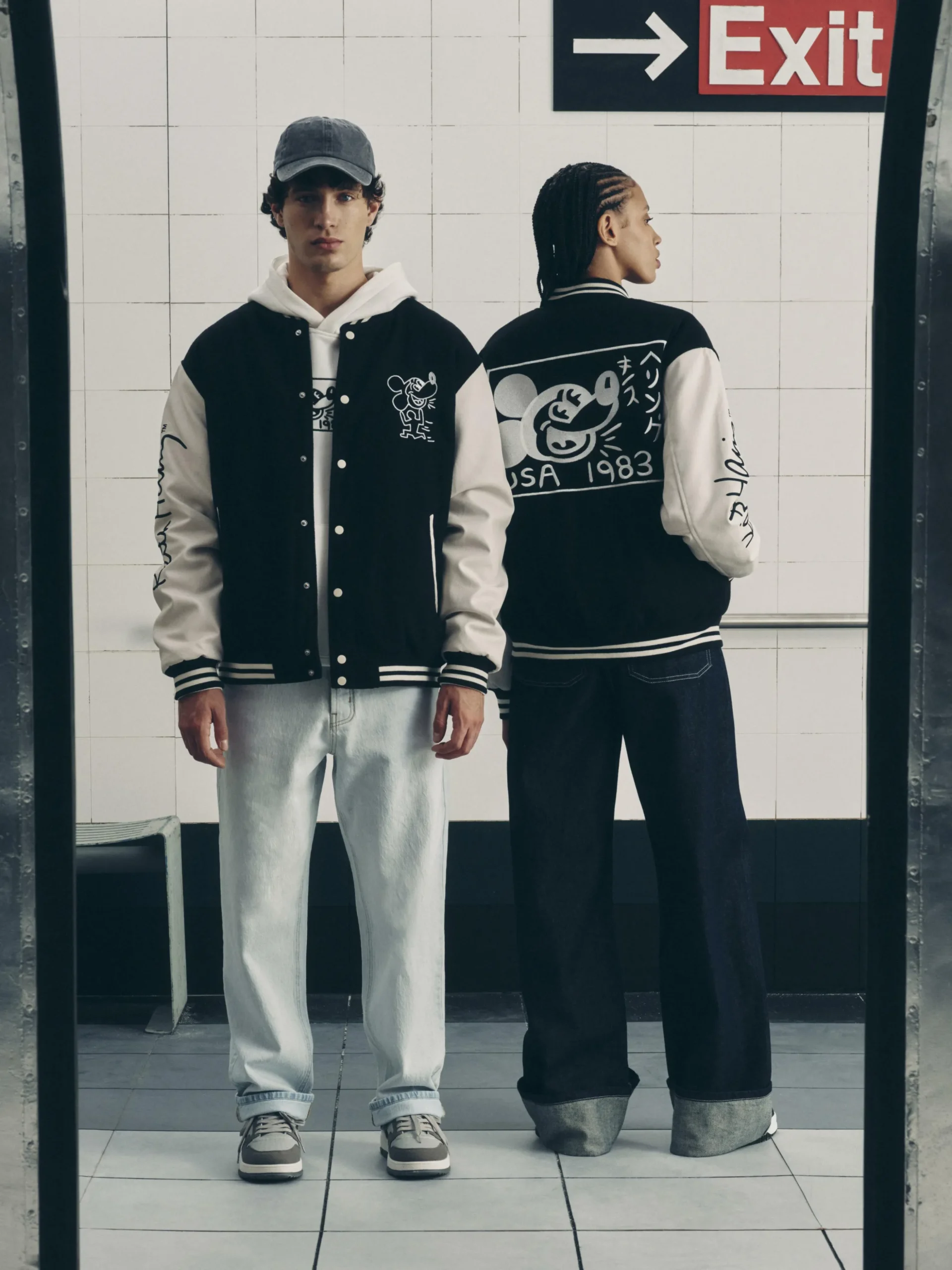 Disney’s Mickey Mouse X Keith Haring Varsity Jacket