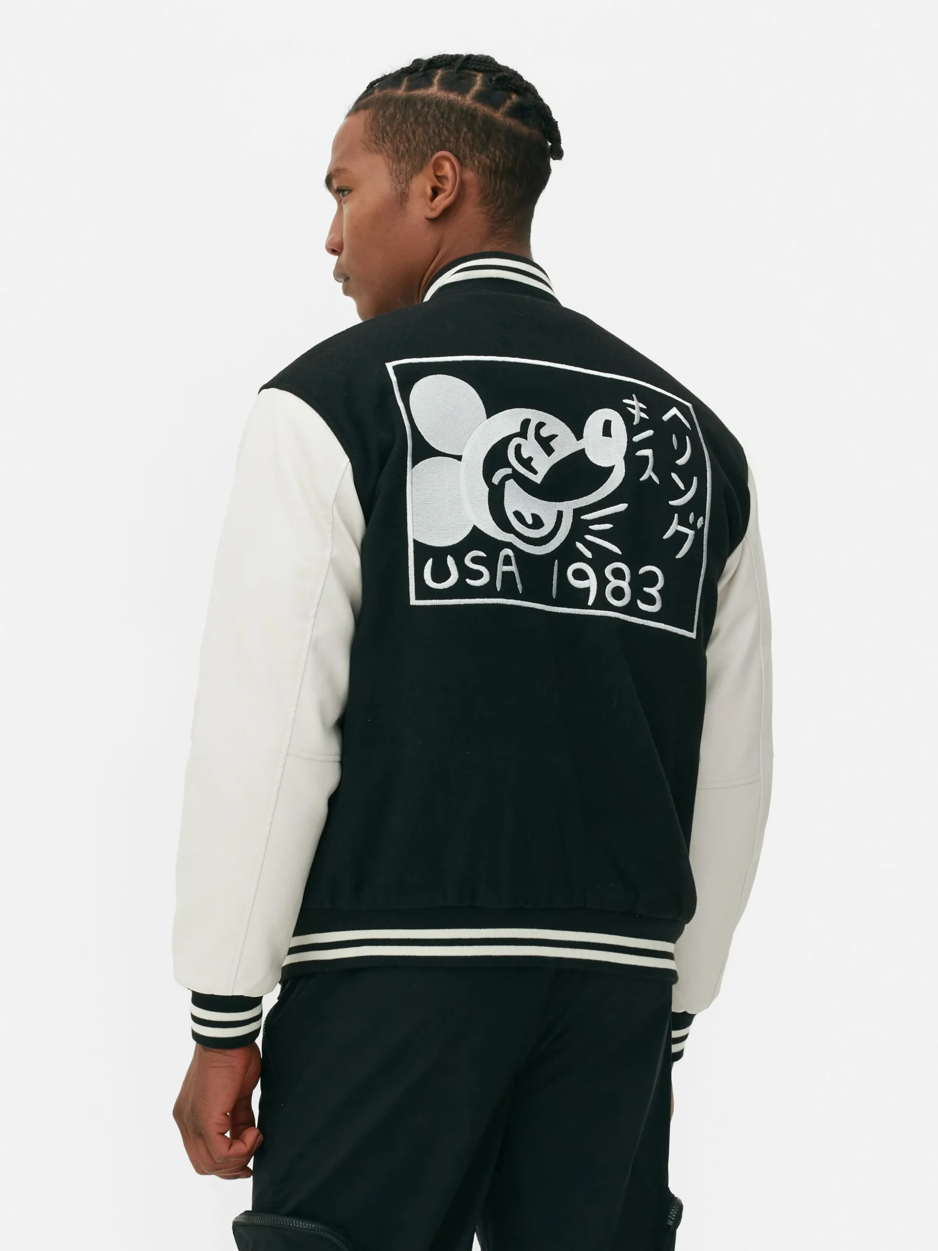 Disney’s Mickey Mouse X Keith Haring Varsity Jacket