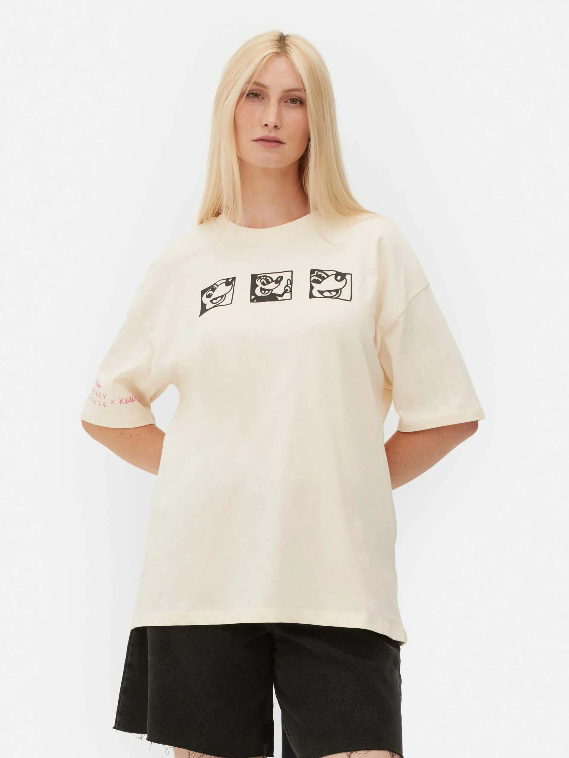 Disney’s Mickey Mouse X Keith Haring Oversized T-Shirt