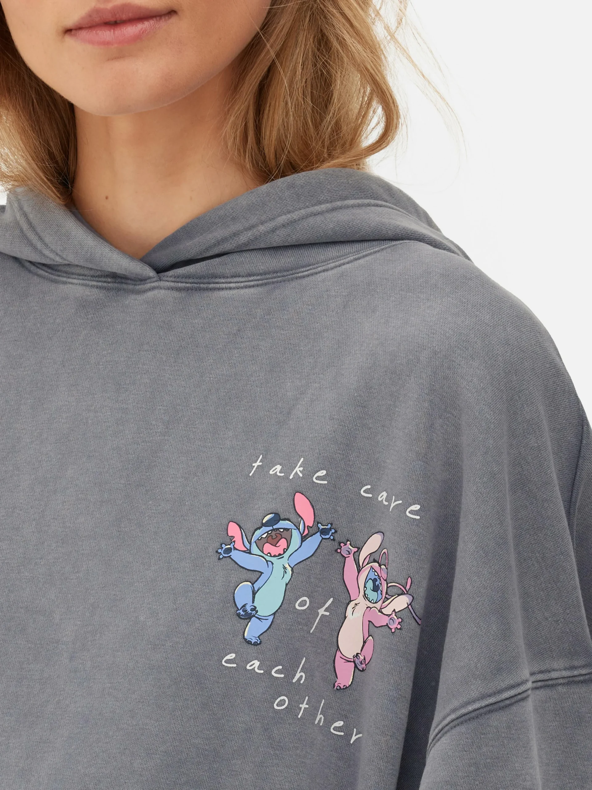 Disney’s Stitch And Angel Pullover Hoodie