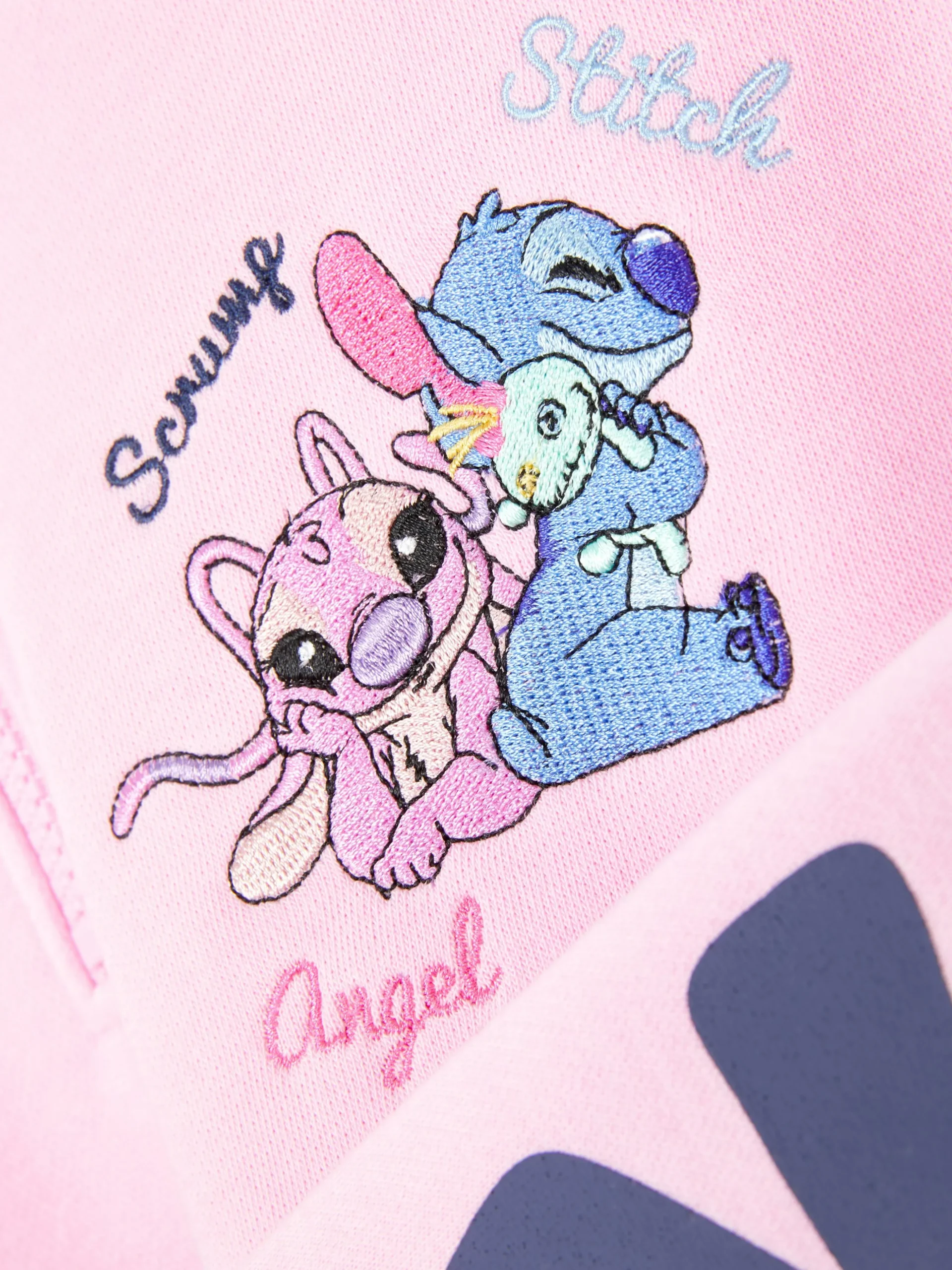 Disney’s Stitch And Angel Half-Zip Pullover