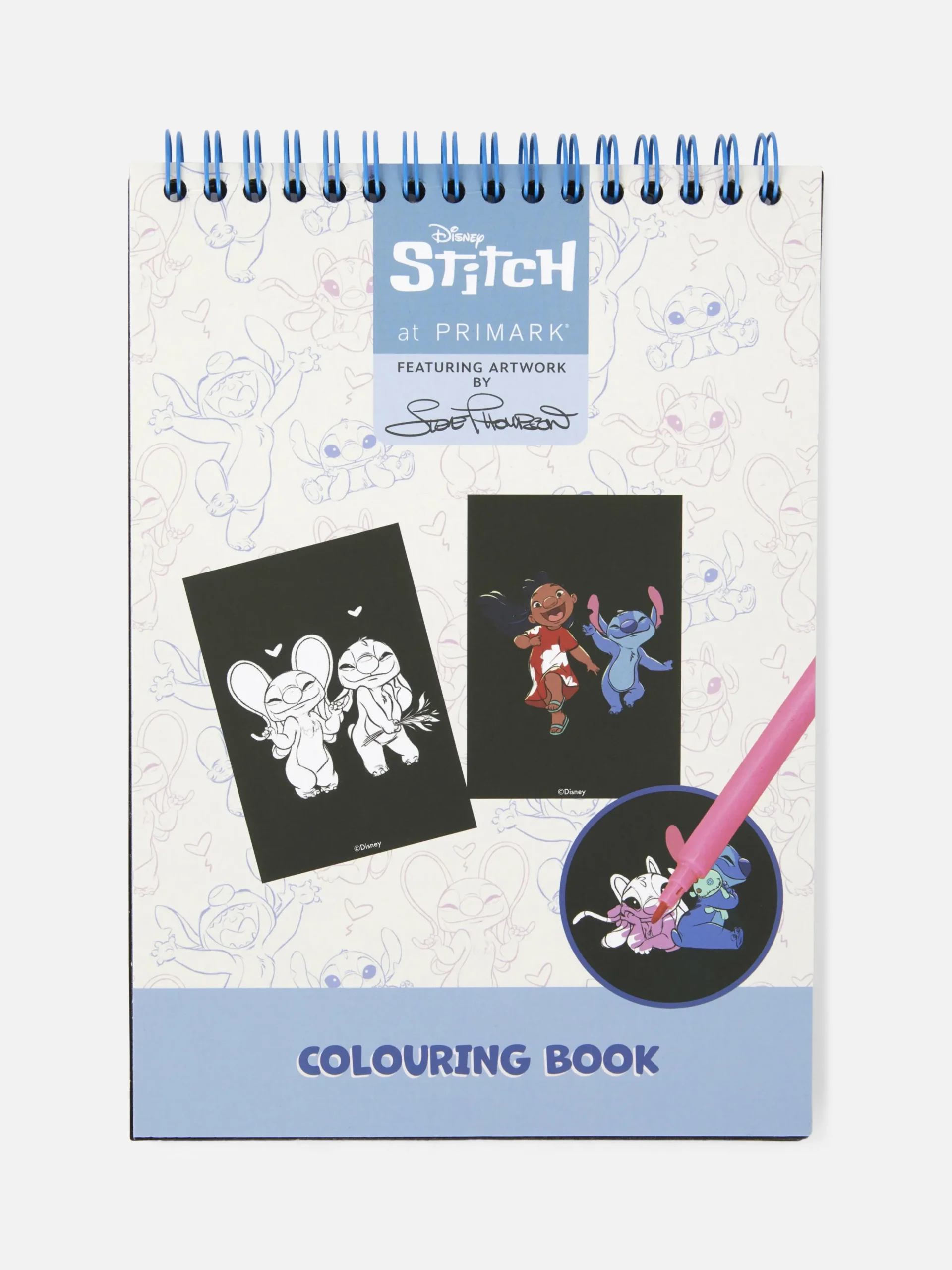 Disney’s Stitch Velvet Coloring Book