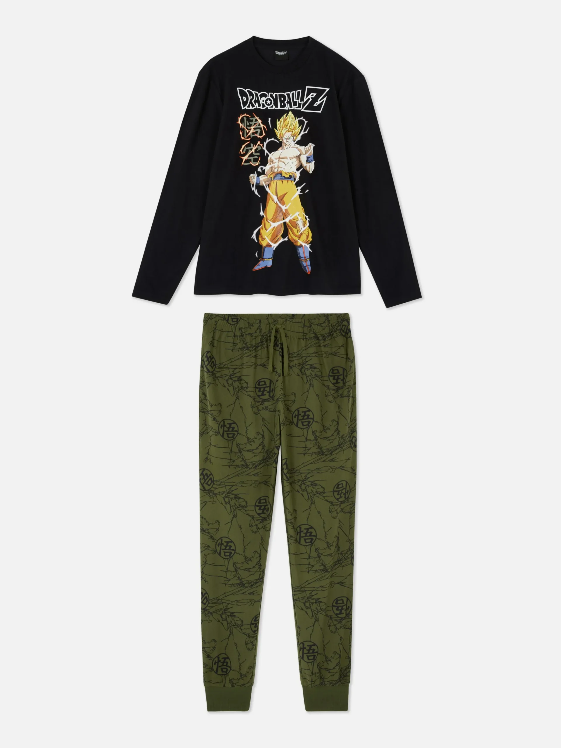 Dragon Ball Z Super Saiyan Goku Pajama Set