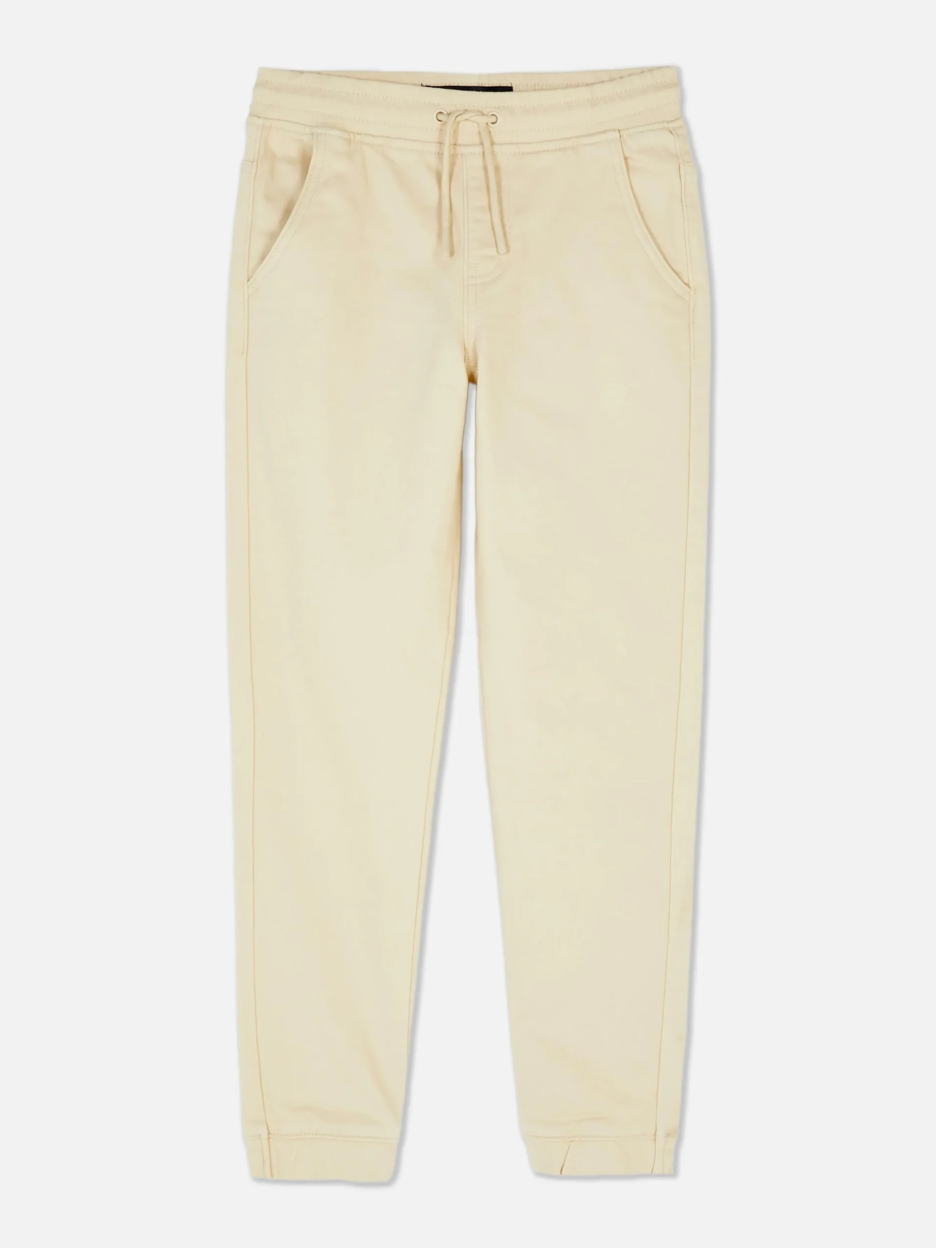 Drawstring Denim Joggers