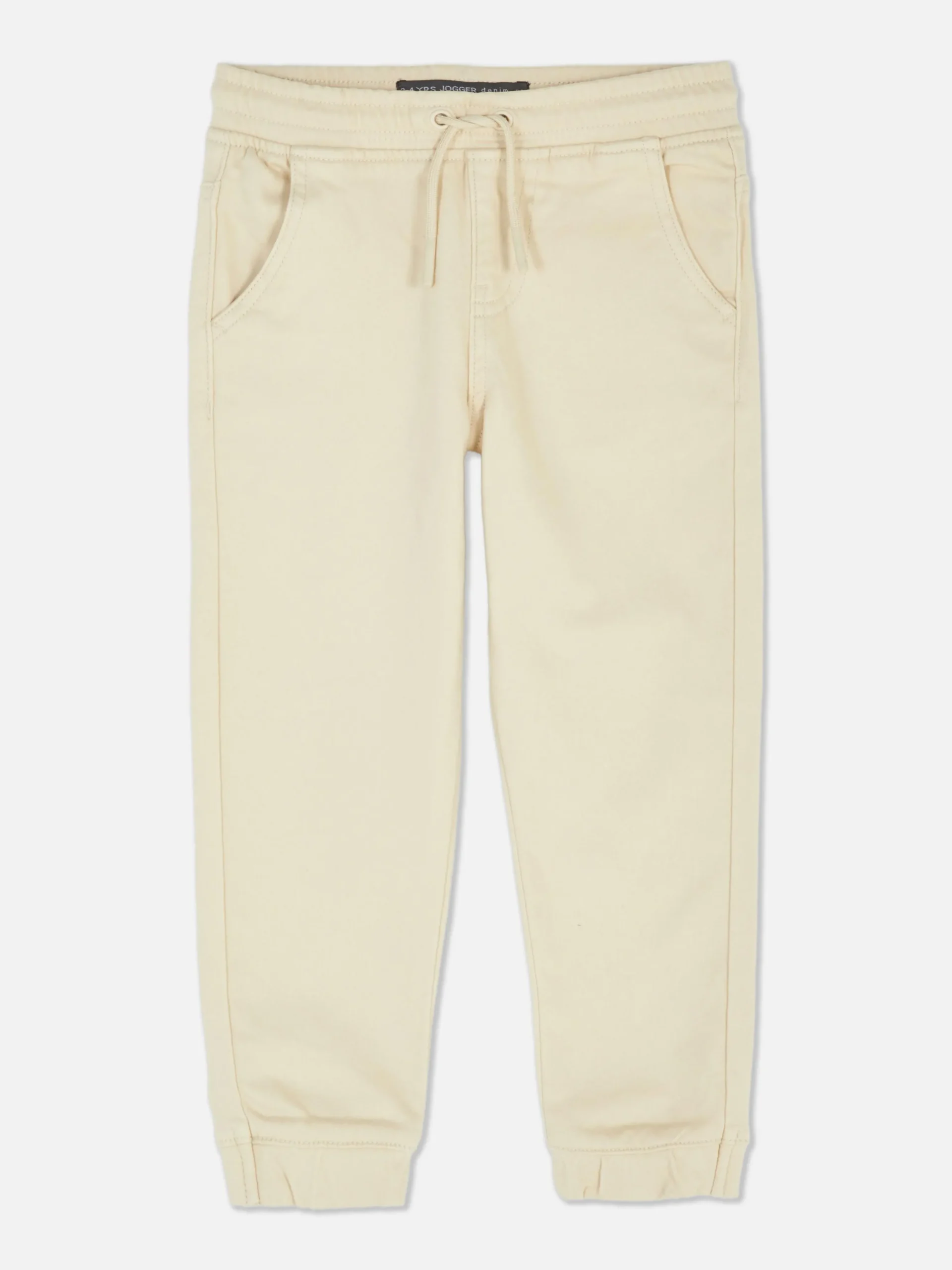 Drawstring Denim Joggers