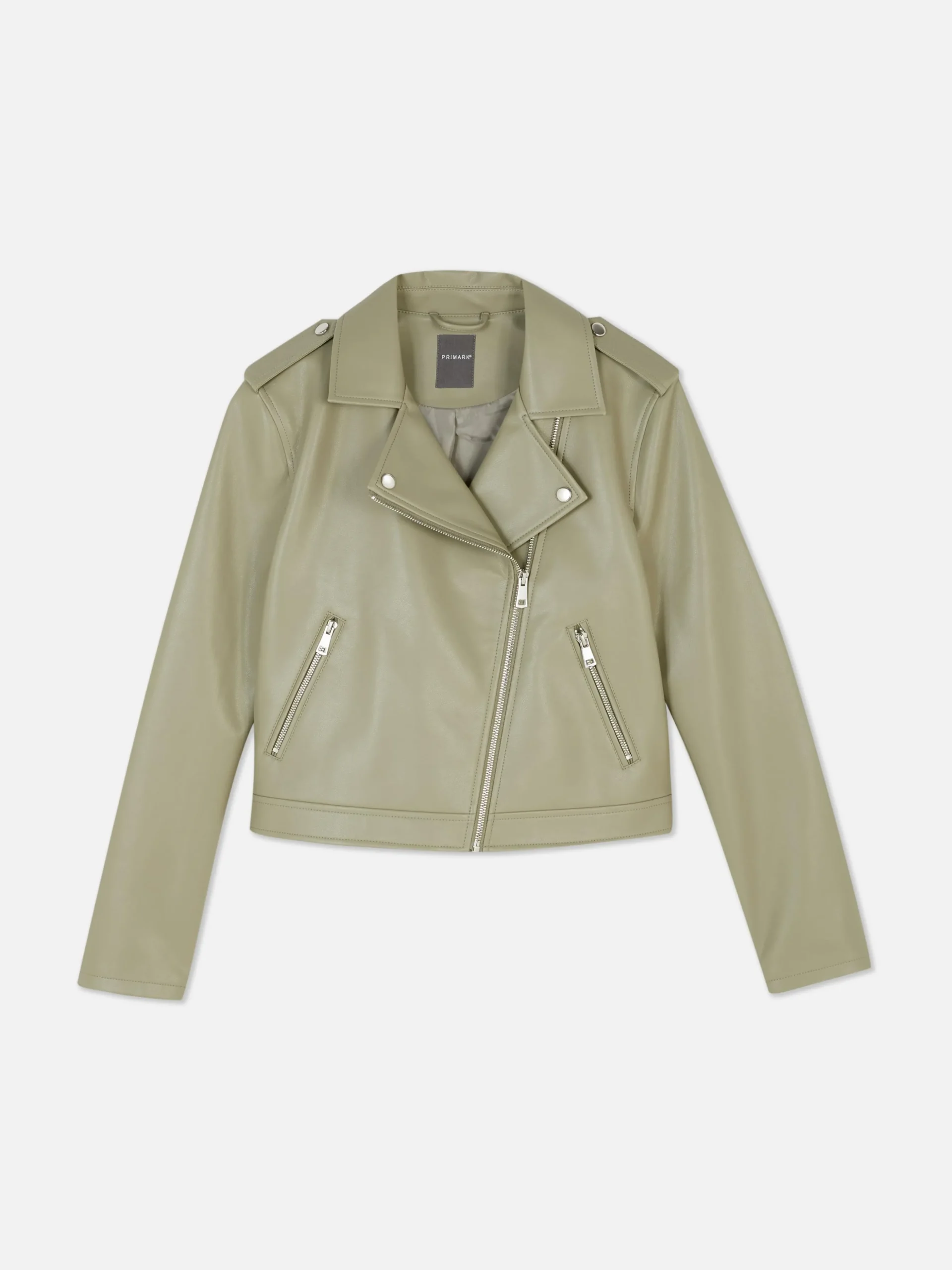Essential Faux Leather Biker Jacket