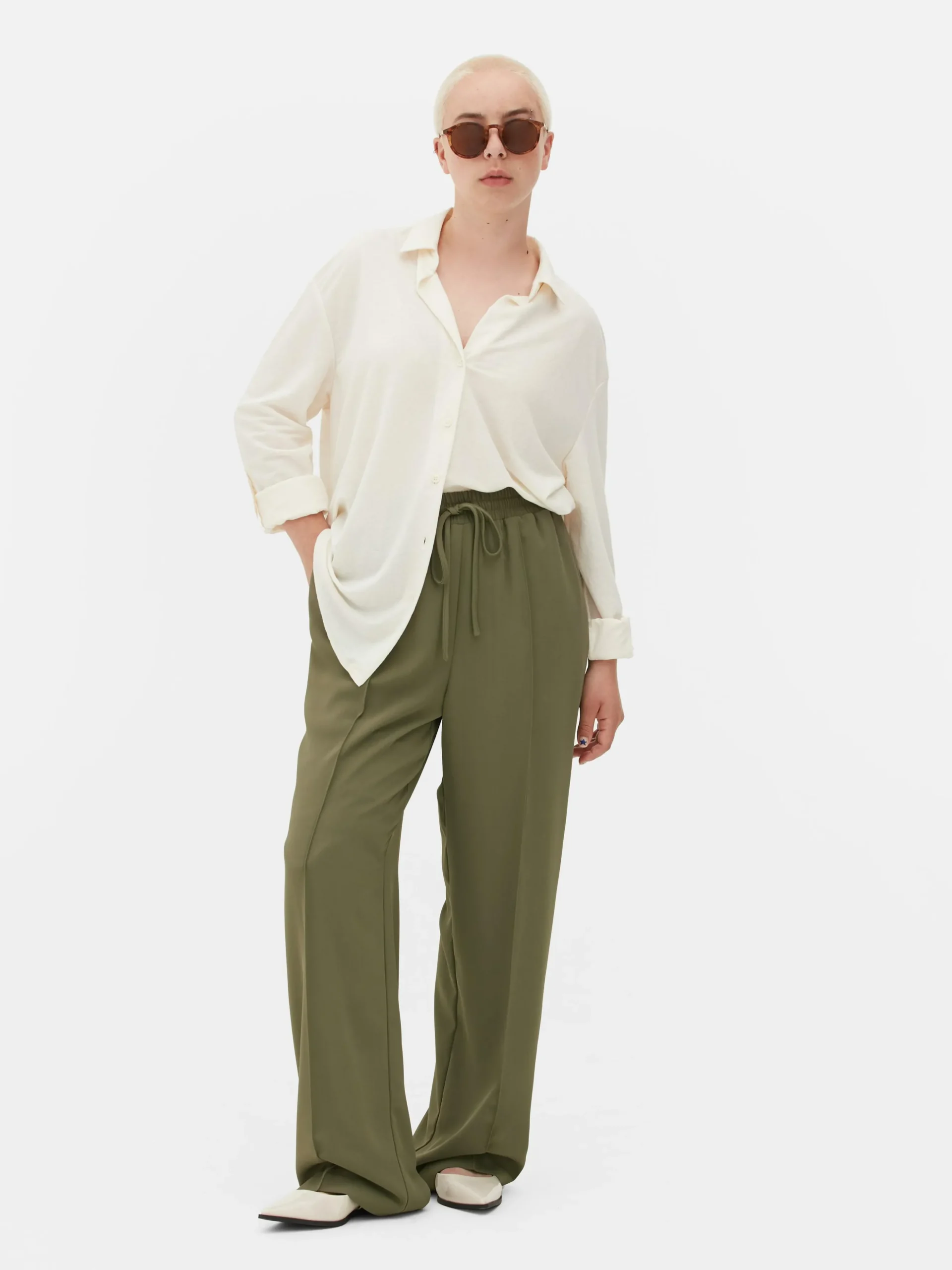 Essential Wide-Leg Joggers