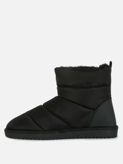 Faux Fur Lined Ankle Boots