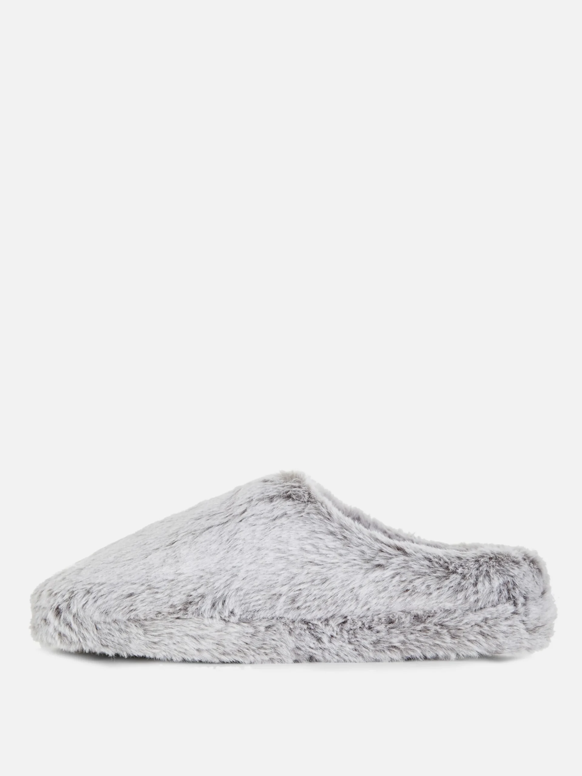 Faux Fur Mule Slippers